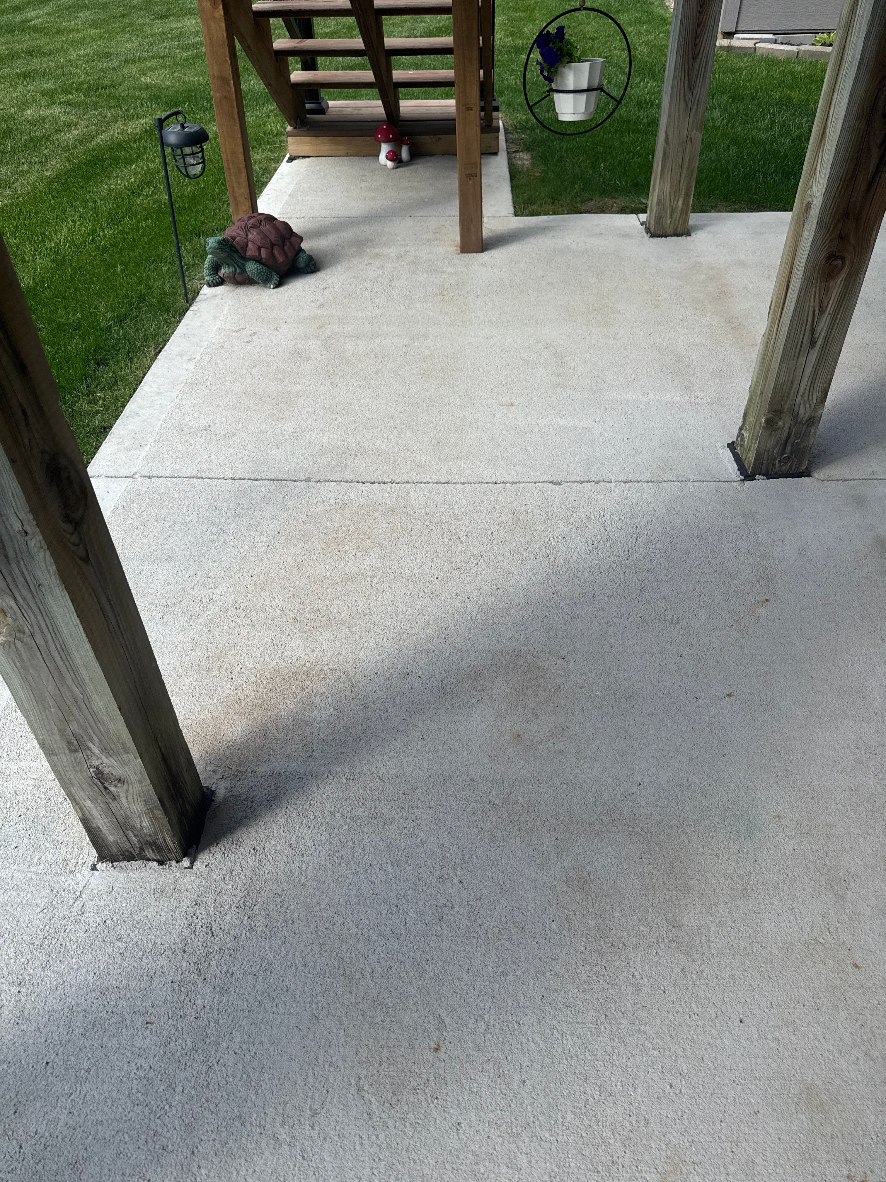 Patio Concrete Coating for West Des Moines Patio and Landing by Revival Concrete Coatings