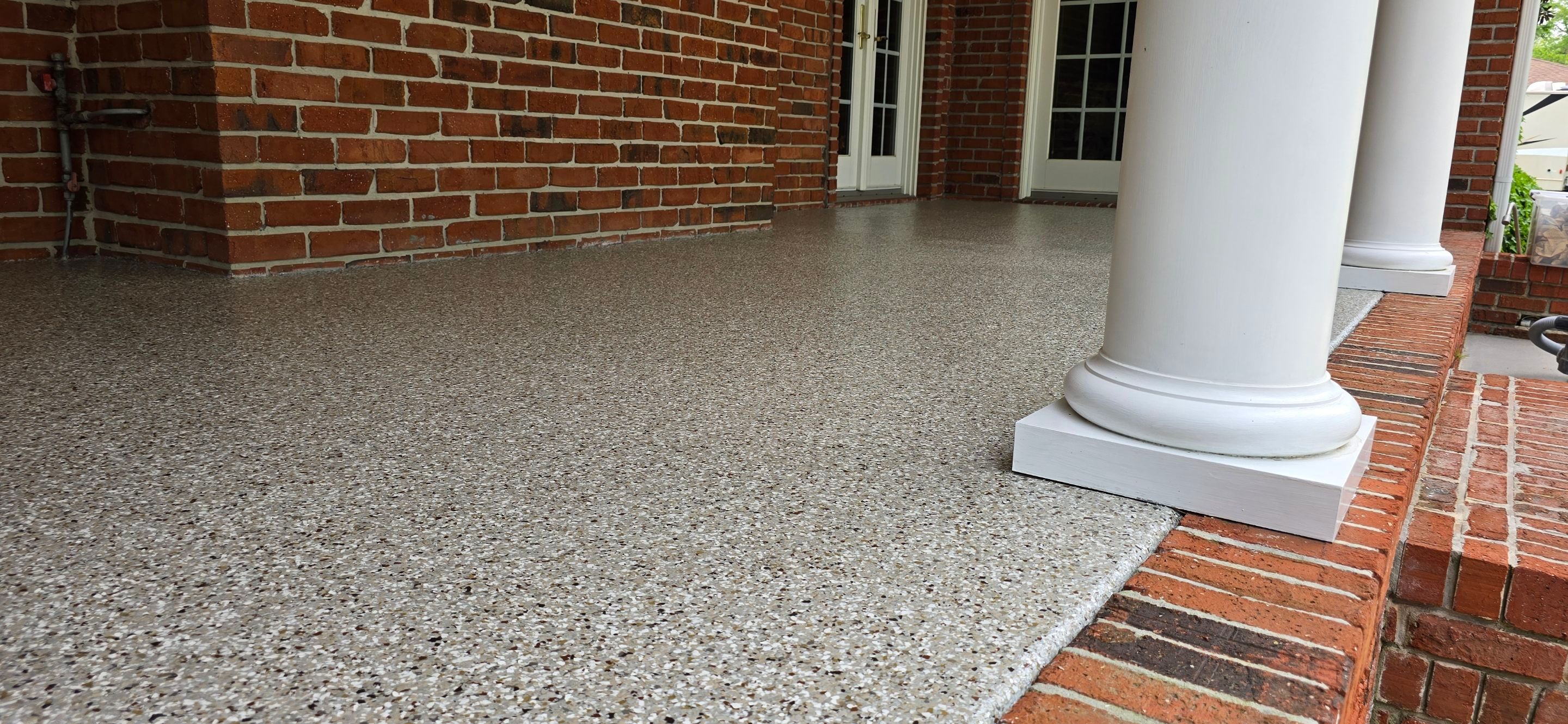 Front Porch Using Creekbed by Elite Floor Solutions