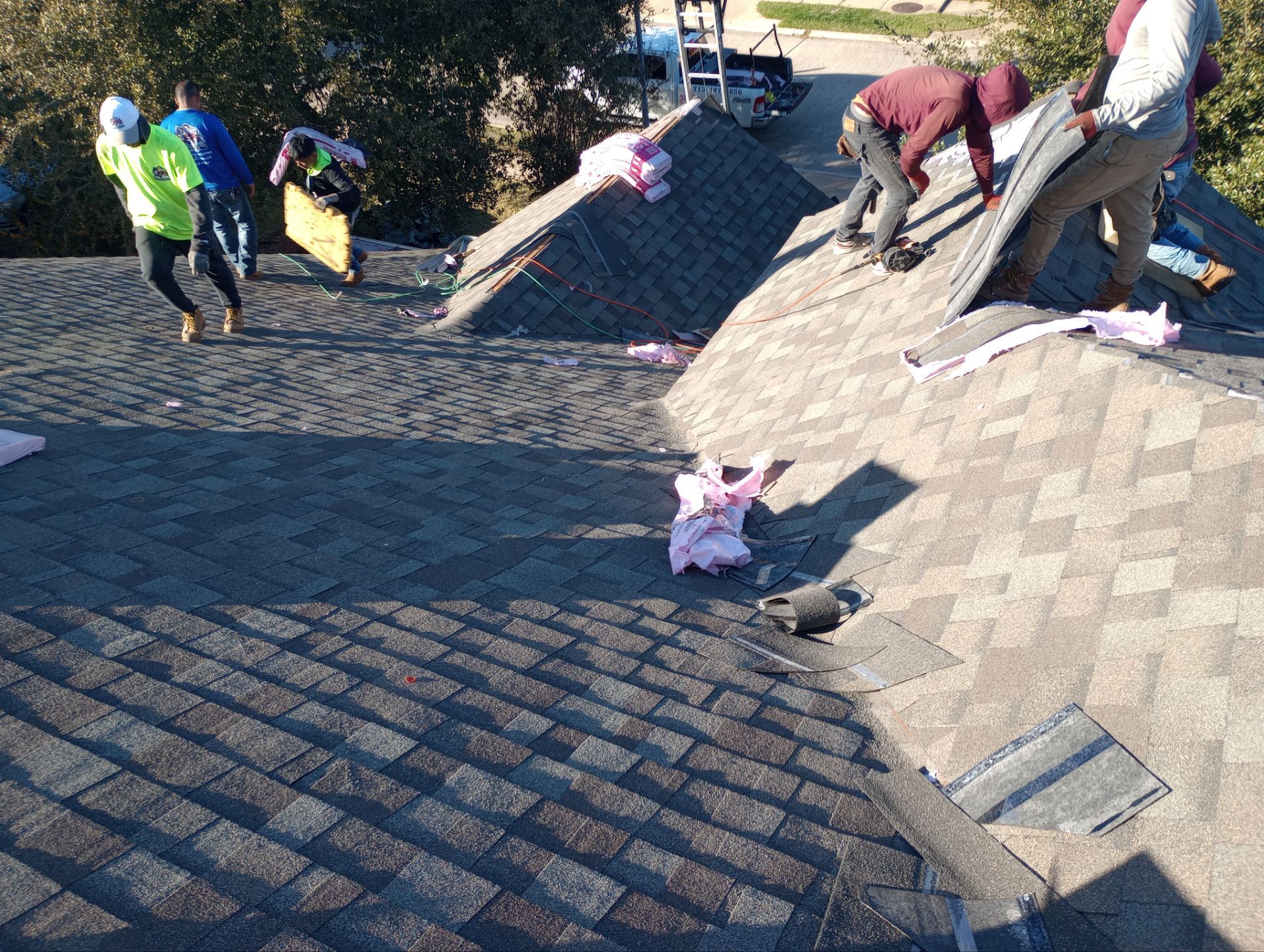 Residential Roofing Installation using Owen's Corning Duration (Lifetime) Shingles by Roof Repair Company