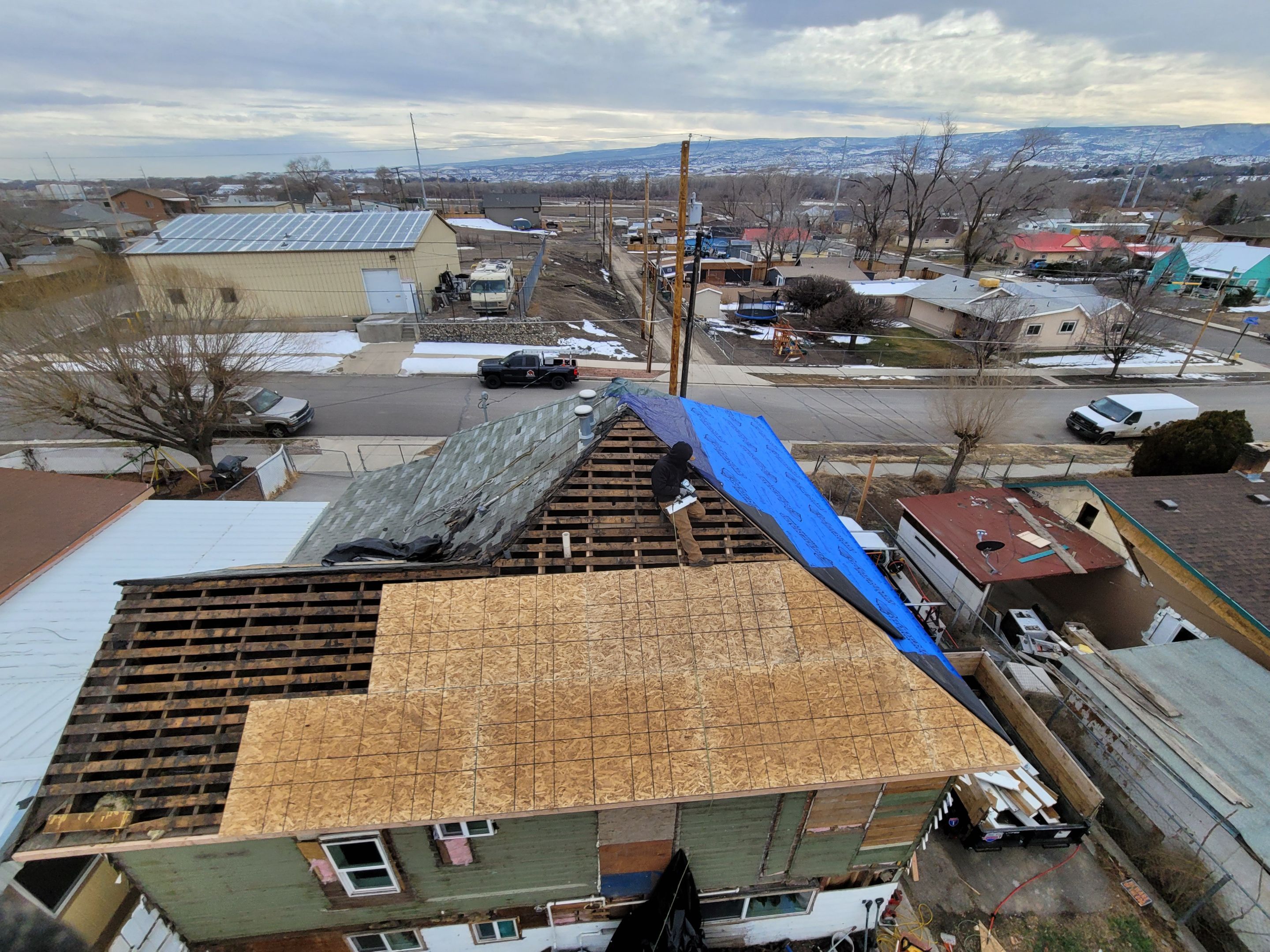 Residential Roofing Installation using Delta Metals by Bros Roofing