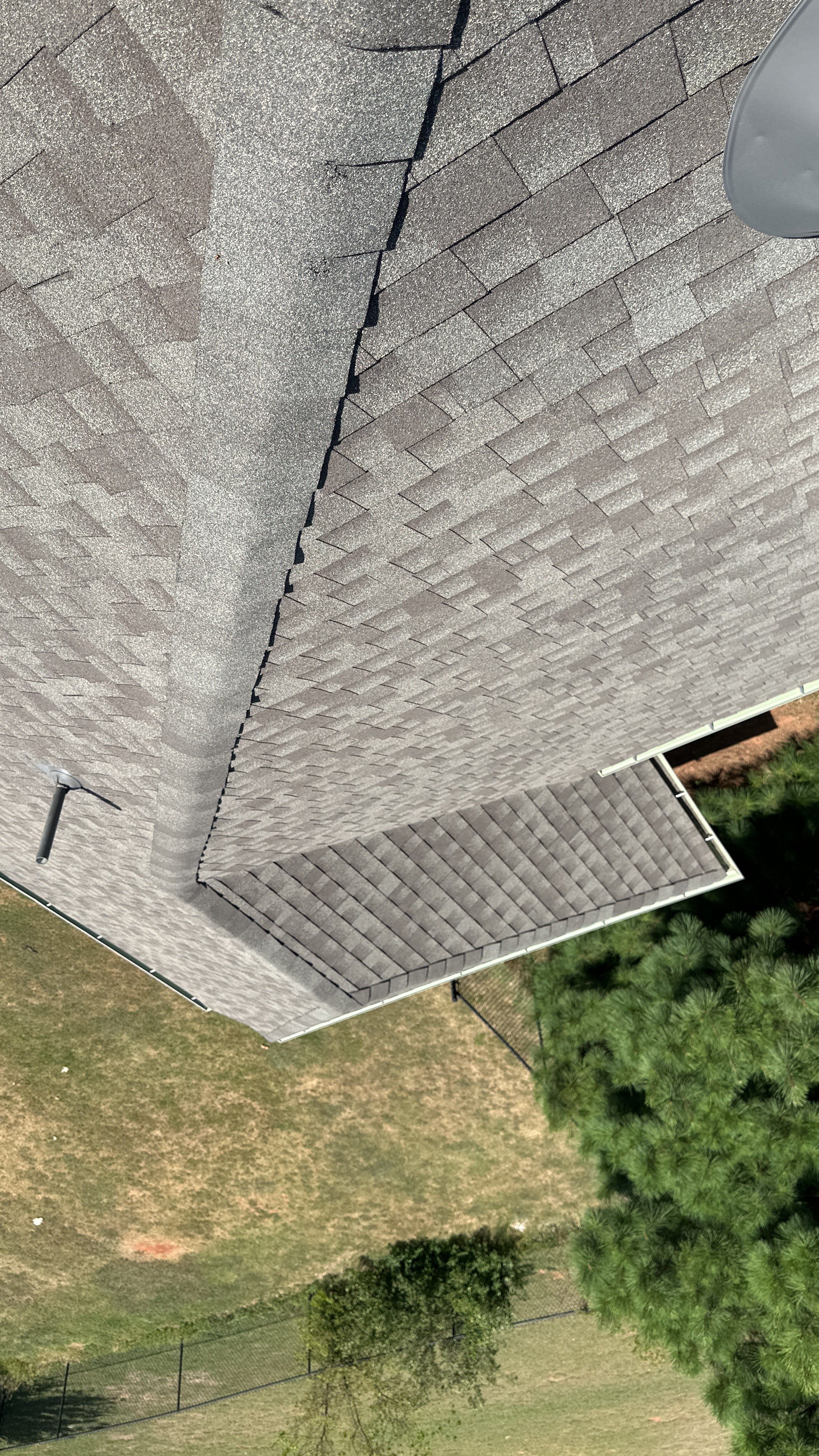 Reroof using GAF HDZ Weathered Wood by Castillo Roofing