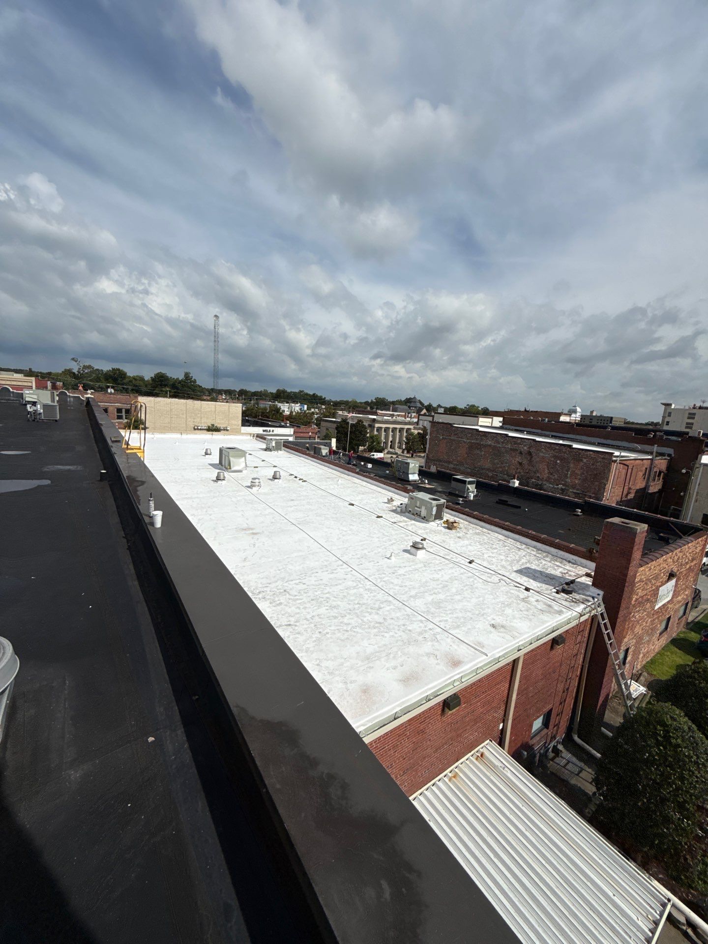 Project in Kinston by Roofing Solutions