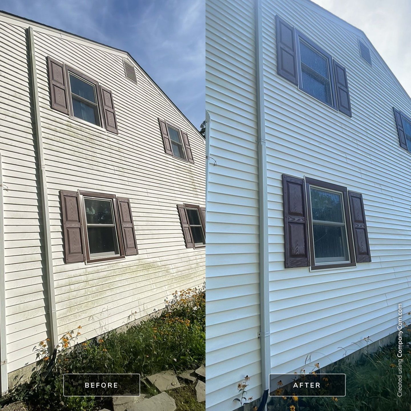 Fire Place Wash & House Wash by SJ Exterior