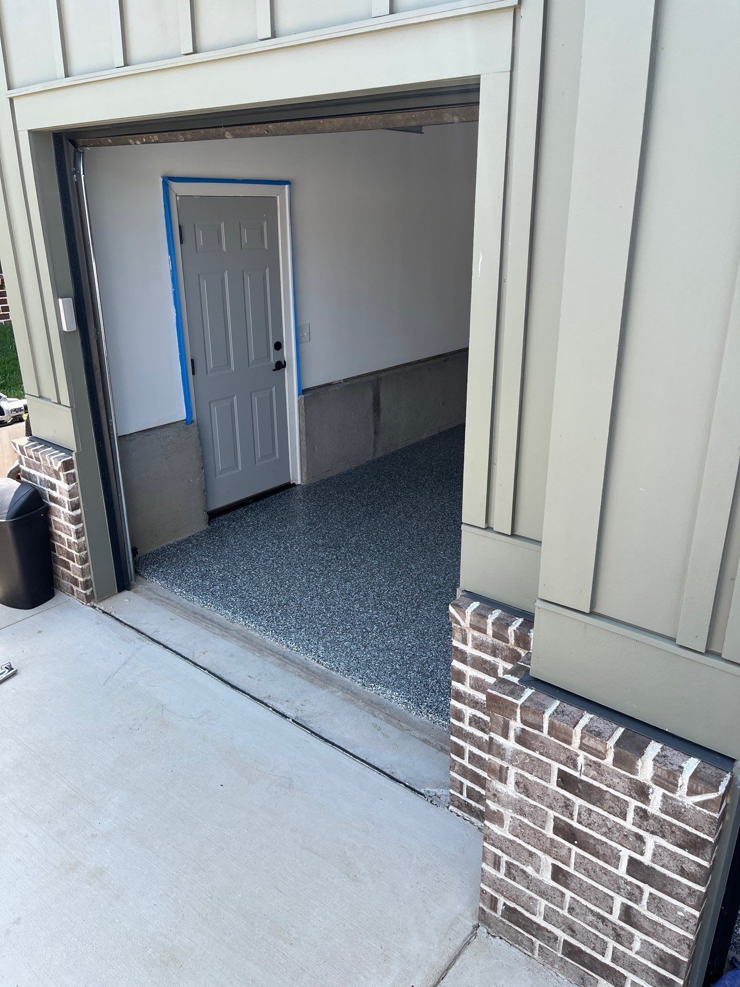 Garage Floor Coating using Wombat by My Garage Floor Guys