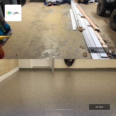 Garage Interior and Floor Upgraded!