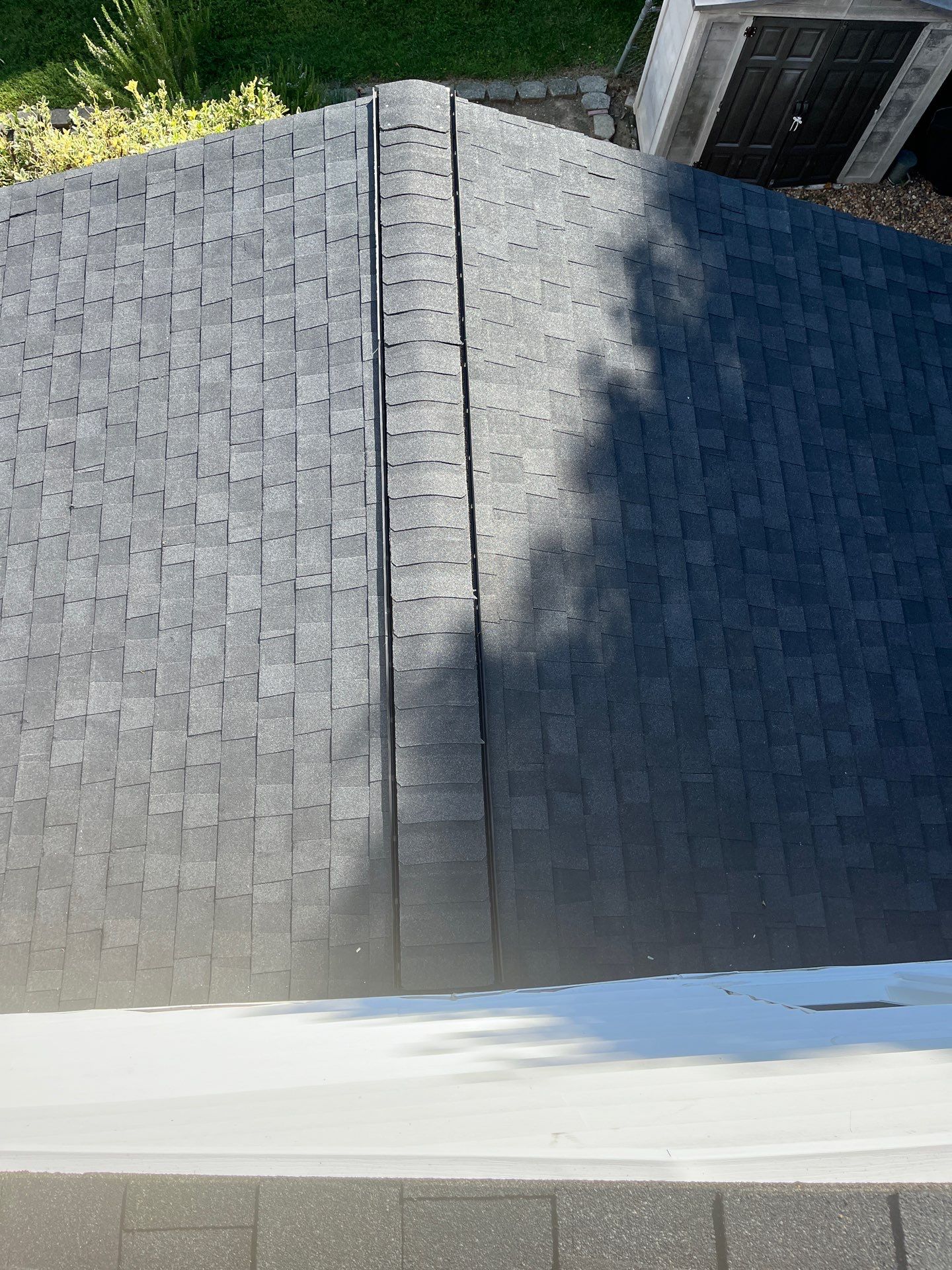 Burke: Residential Roof Installation with CertainTeed Landmark Pro Designer Shingles in Max Def Charcoal Black by RM Banning, Inc.