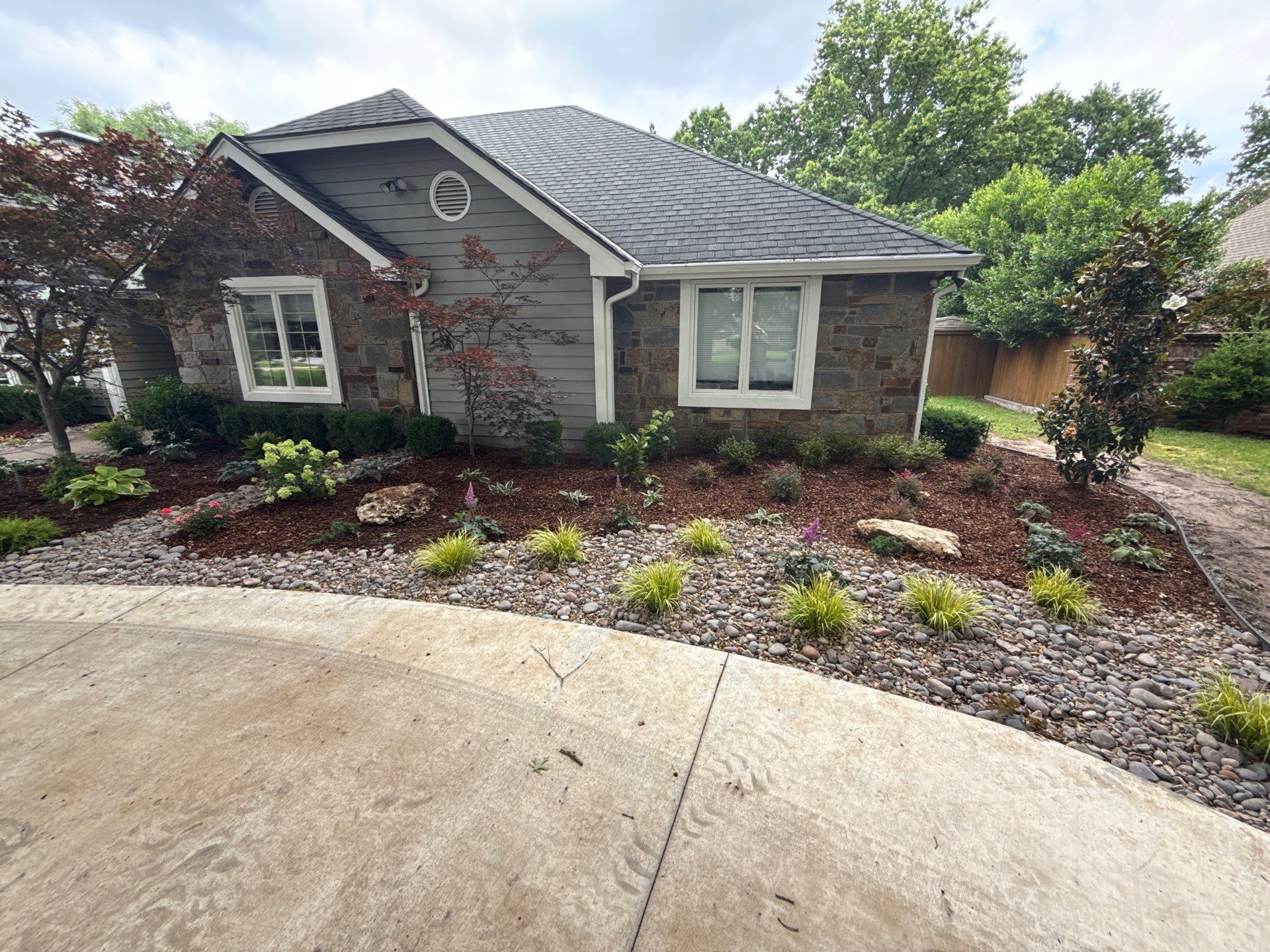 Project in Tulsa by Greenscapes Outdoor