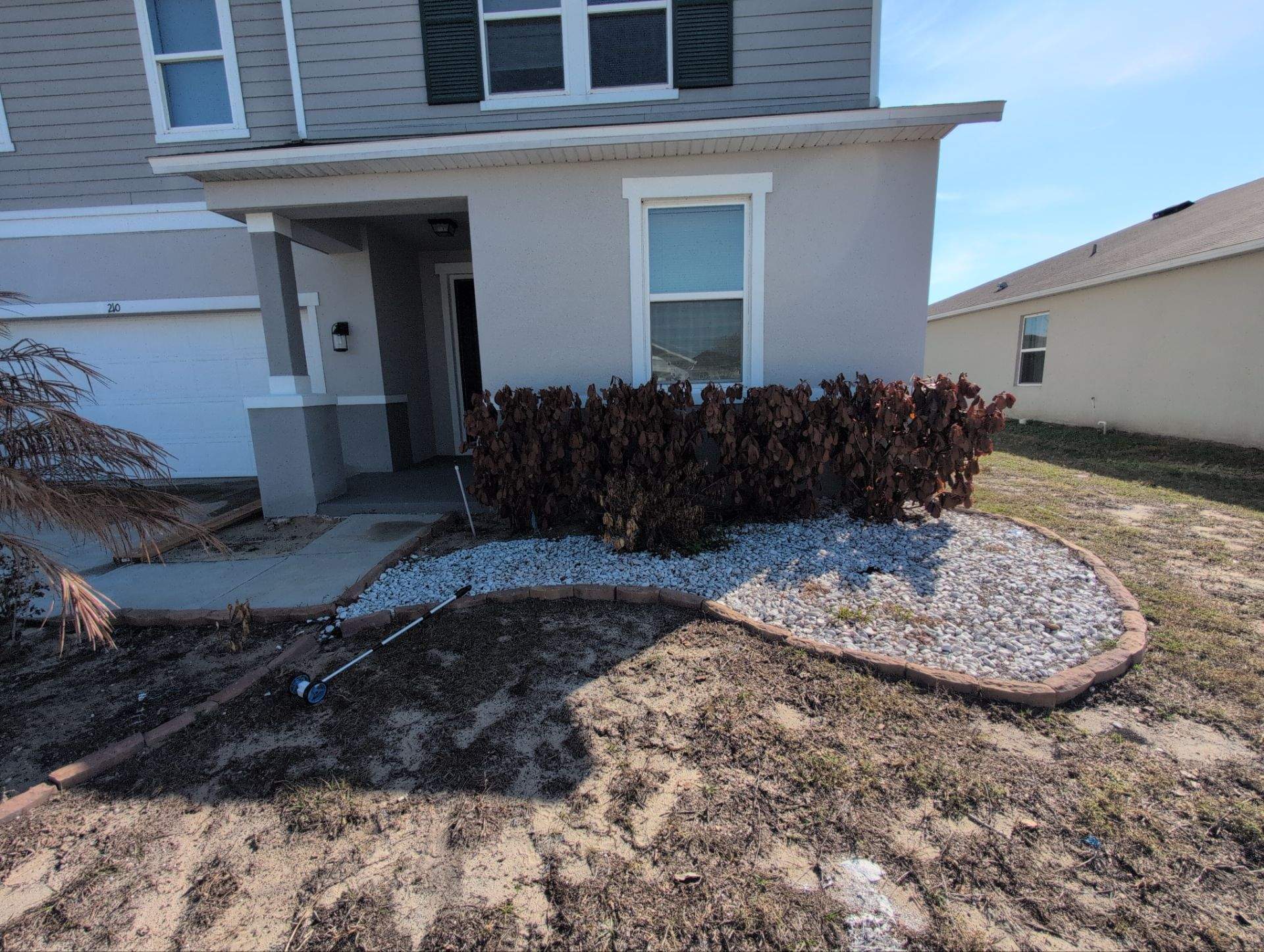 Rock Replenishment & Plant Replacement by 
M.A.B. Landscaping & Property Maintenance