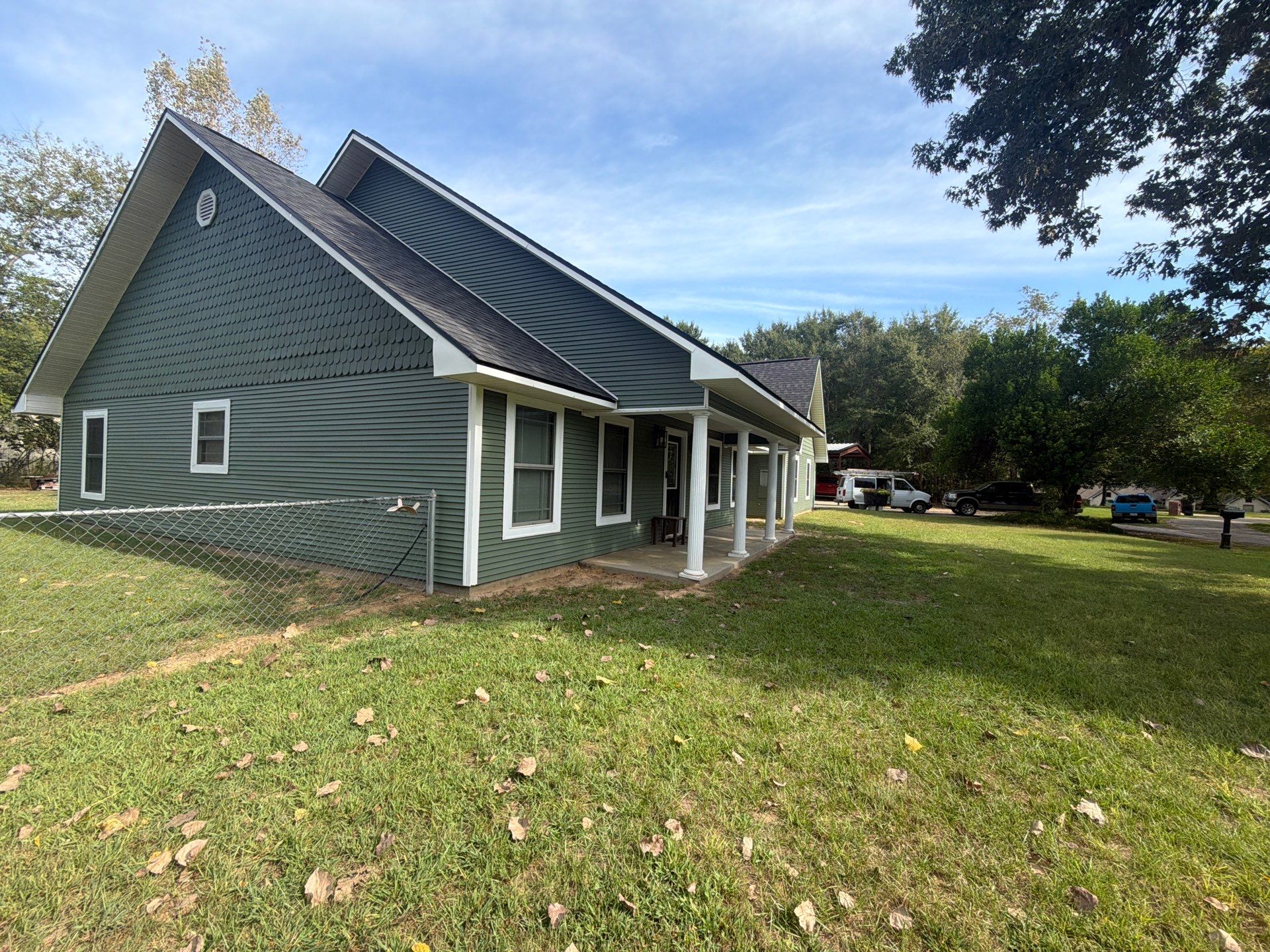 From Aged Yellow to Fresh Green in Frankston, Texas by Quality Coats Painting