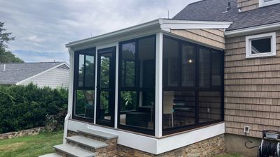 Summer Space Porch Enclosure Transformation