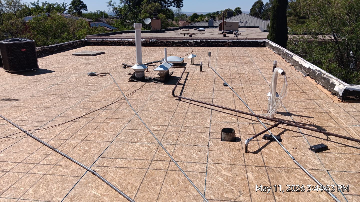 Residential TPO Roof Replacement and Decking Repair in Albuquerque by Doyle Roof Masters Inc