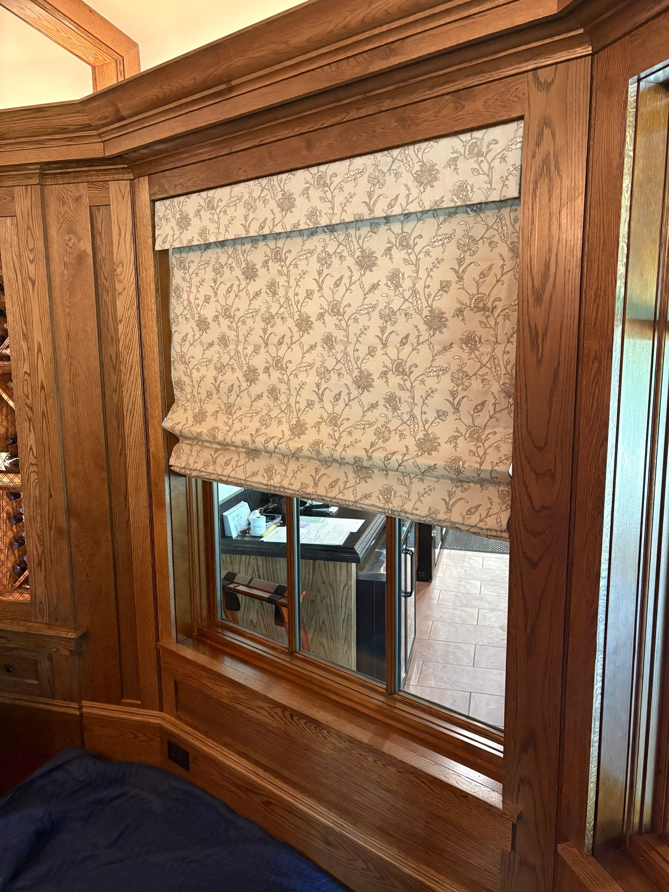 Roman Shades Project in Huntsville, Alabama by Blinds and Borders