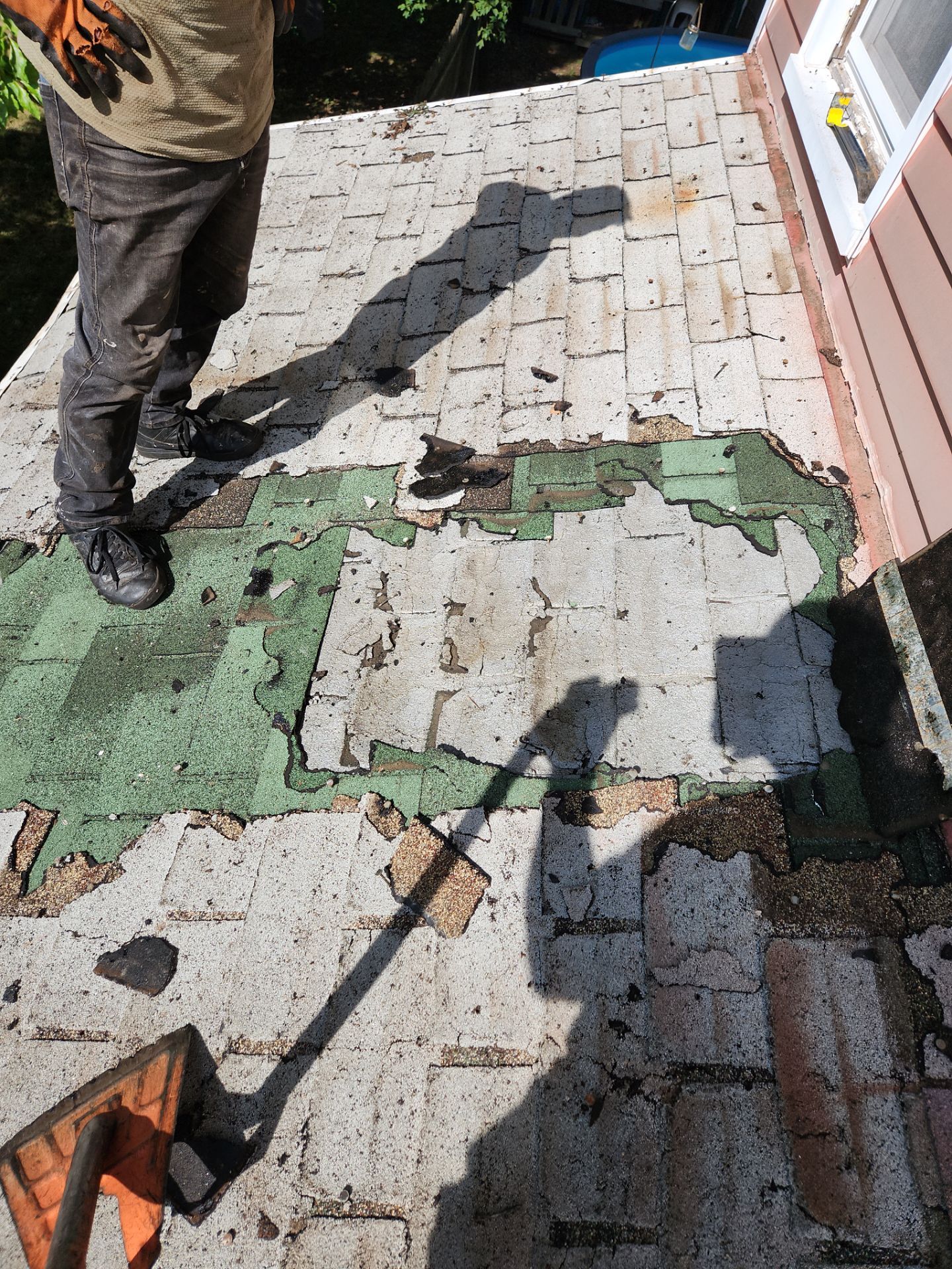 Residential Roofing Installation using Owens Corning Duration Sand Castle by A Plus Exterior