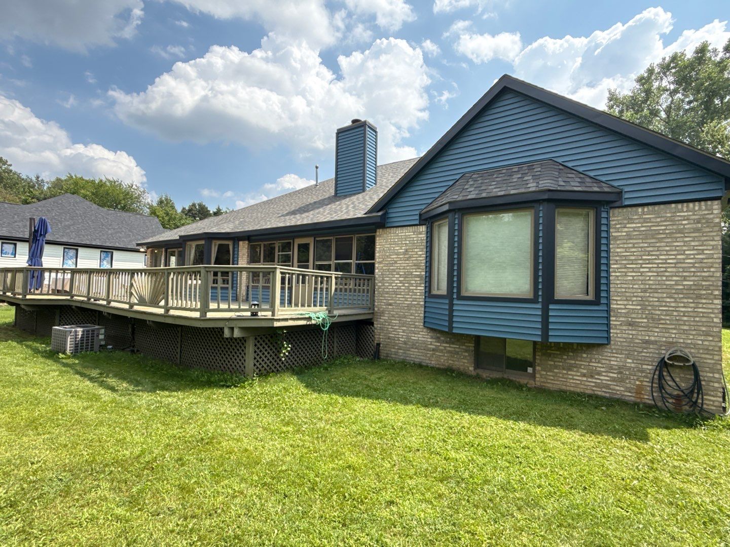 Siding Replacement using Alside Charter Oak D4.5" Laguna Blue by 180 Contractors