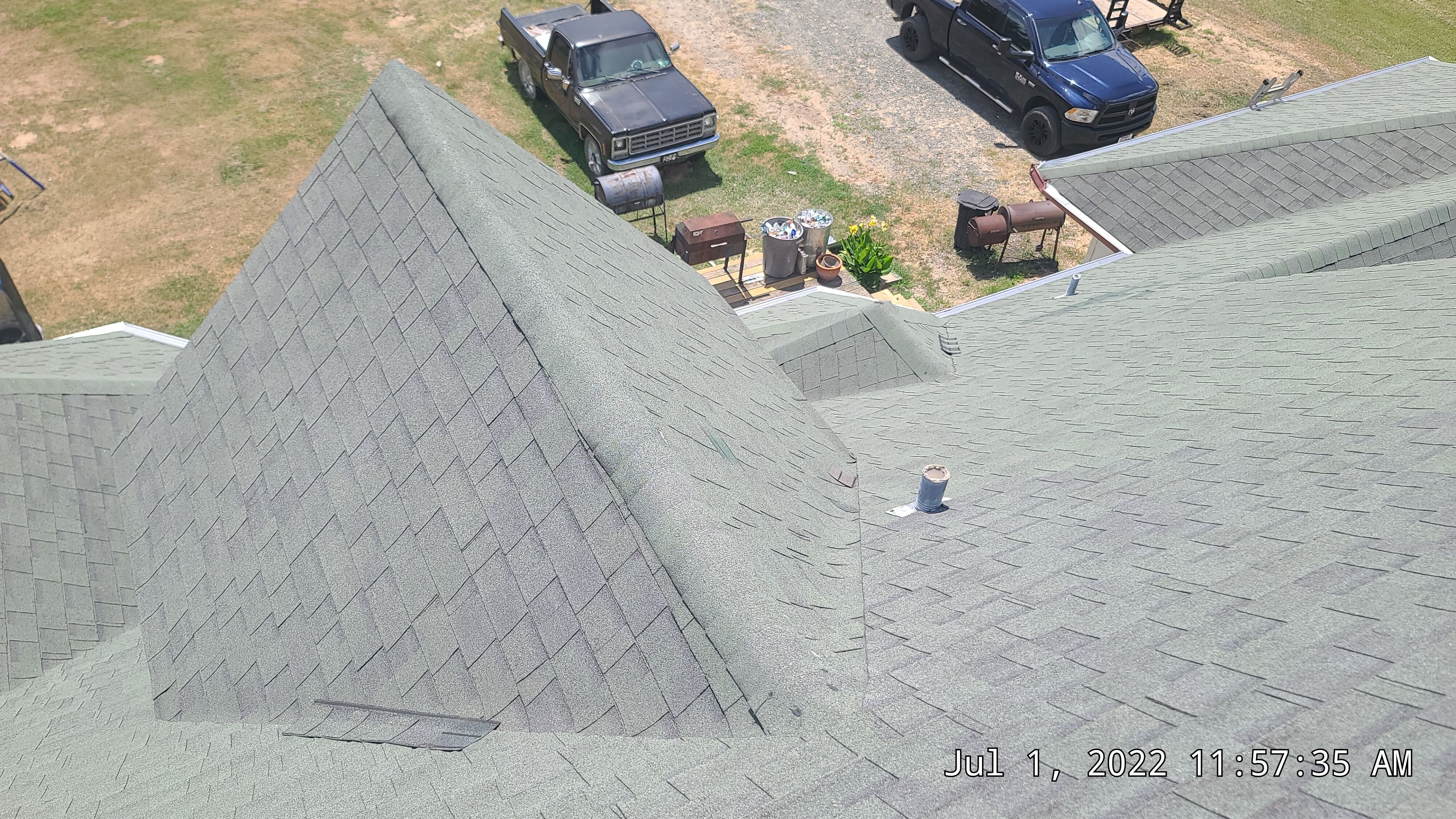 Residential Roofing Installation using Malarkey Highlander NEX by Hostetler Roofing