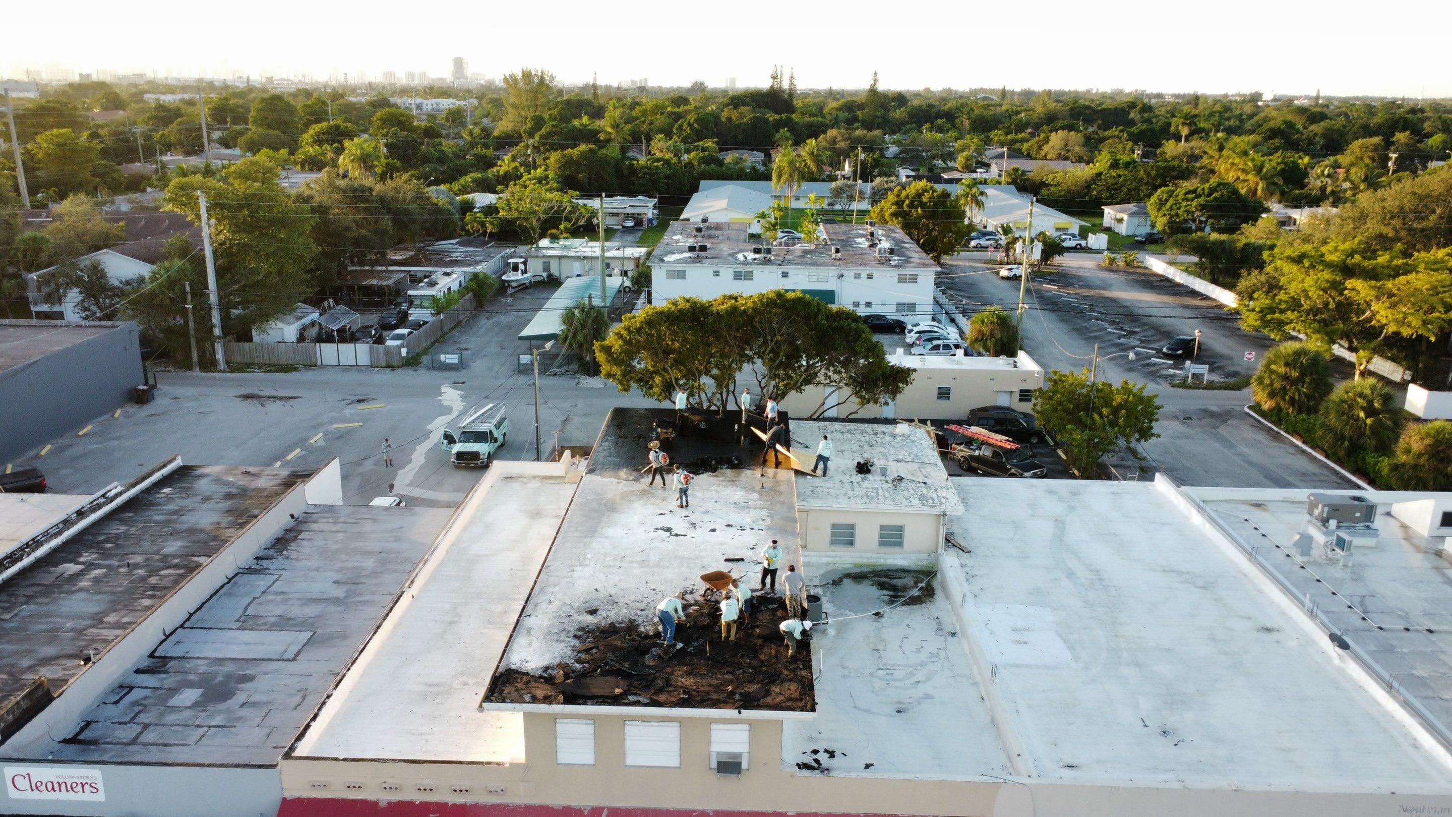 Hollywood Blvd., Hollywood, FL by G&J Roofing 