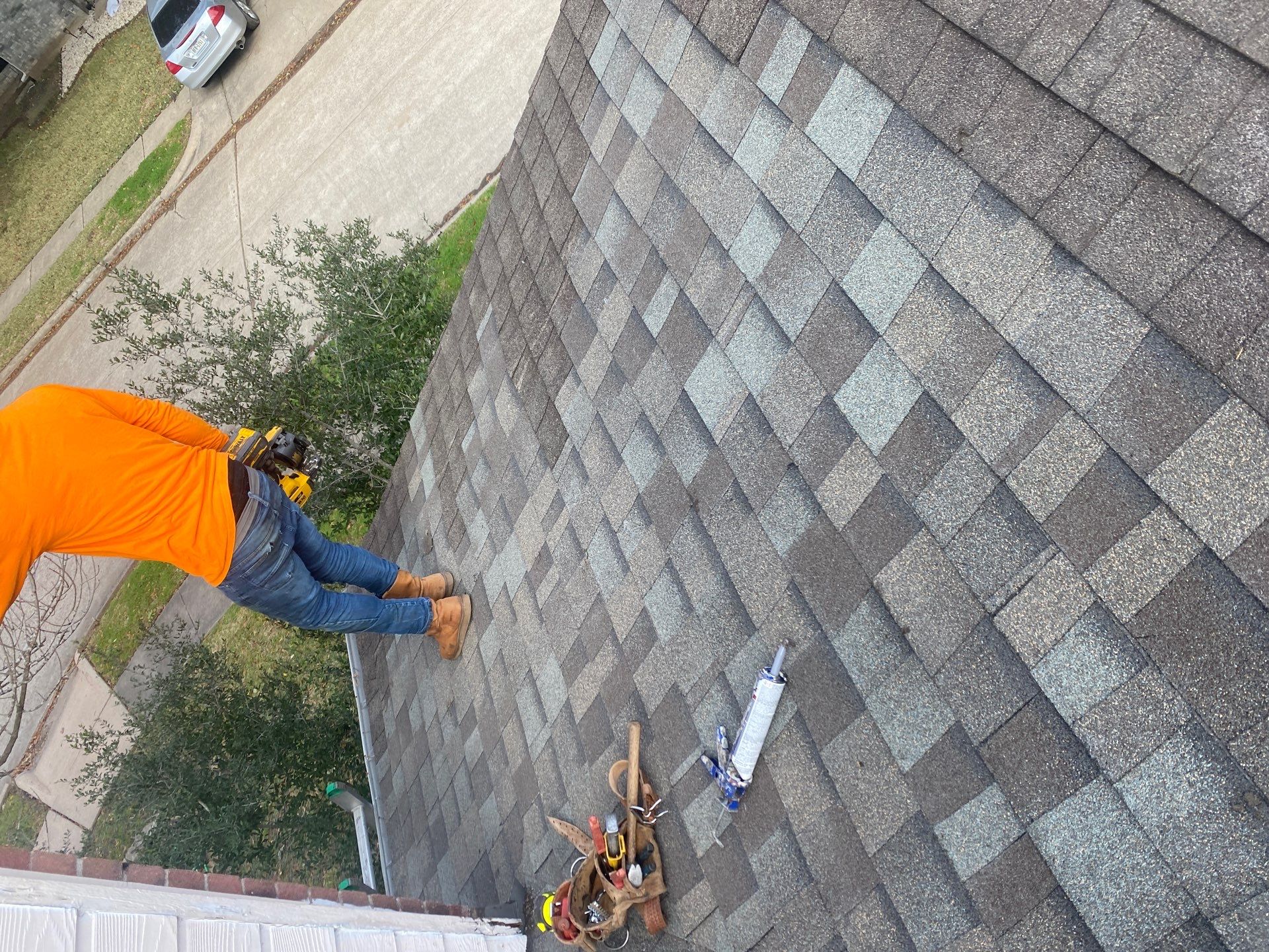 Residential Roofing Repair using Owen's Corning Duration (Lifetime) Shingles by Roof Repair Company