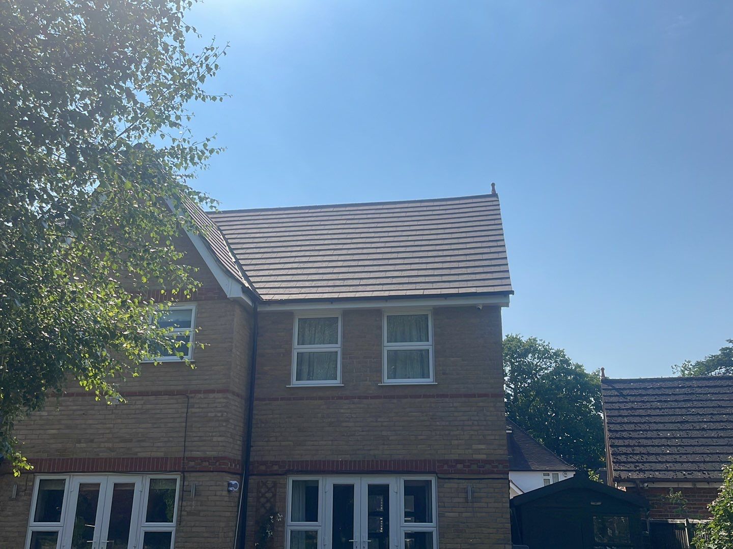 Roof Clean - Biocide Treatment using Honda 15lpm Low Pressure Washing Machine by Ges Exterior Cleaning ltd