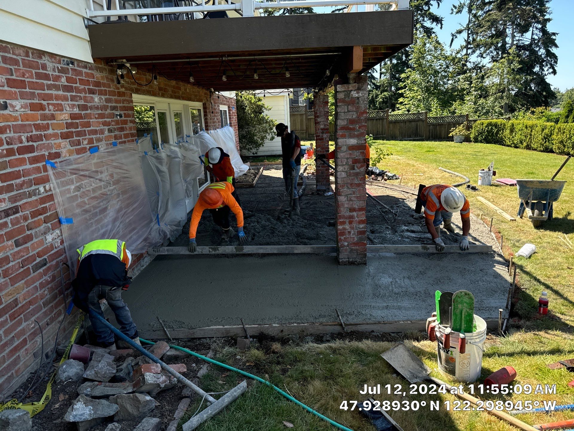 Susan | Concrete Patio by Jireh Asphalt & Concrete Inc 