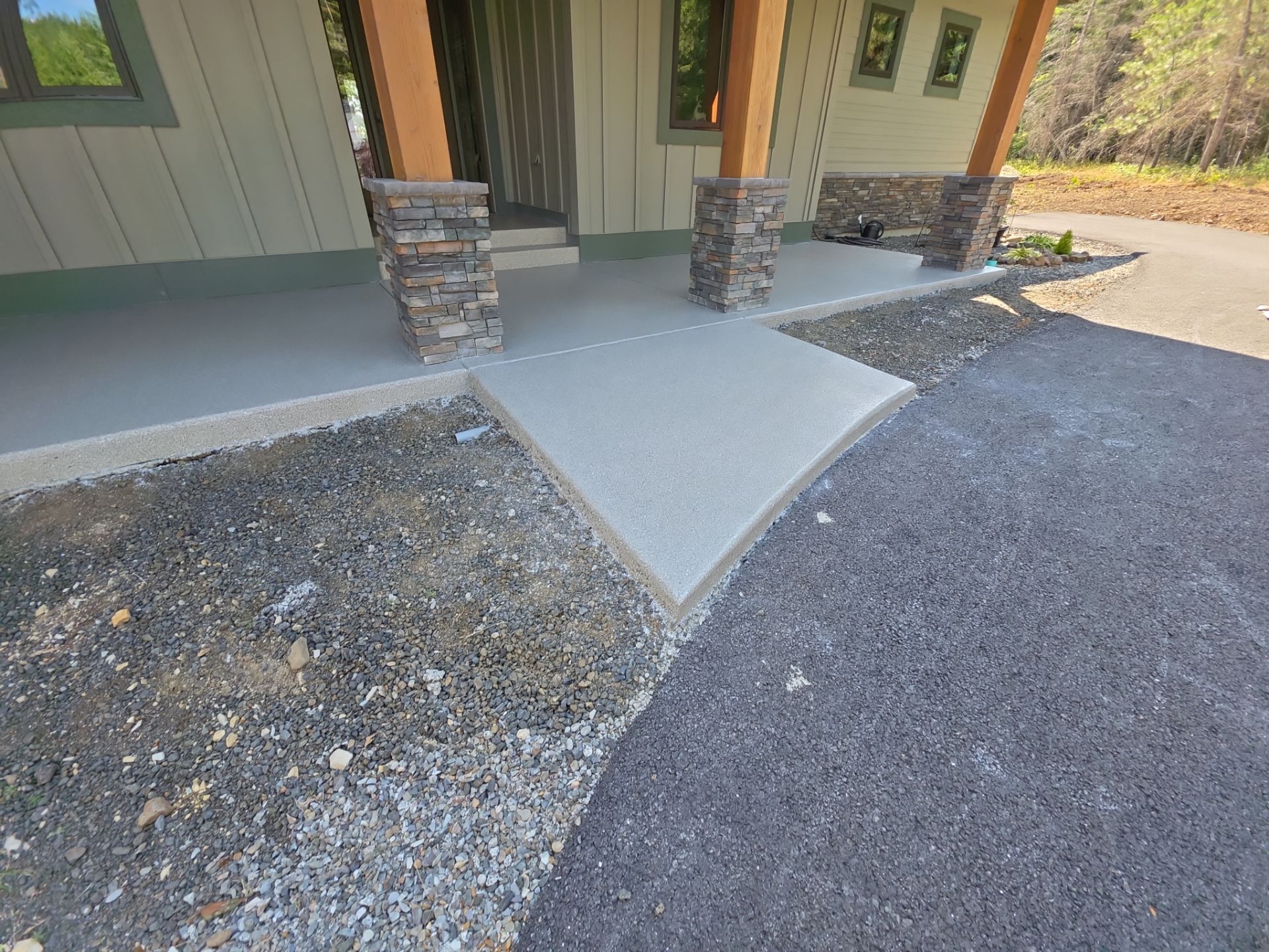 Patio Transformation using Travertine by Croc Coatings, LLC