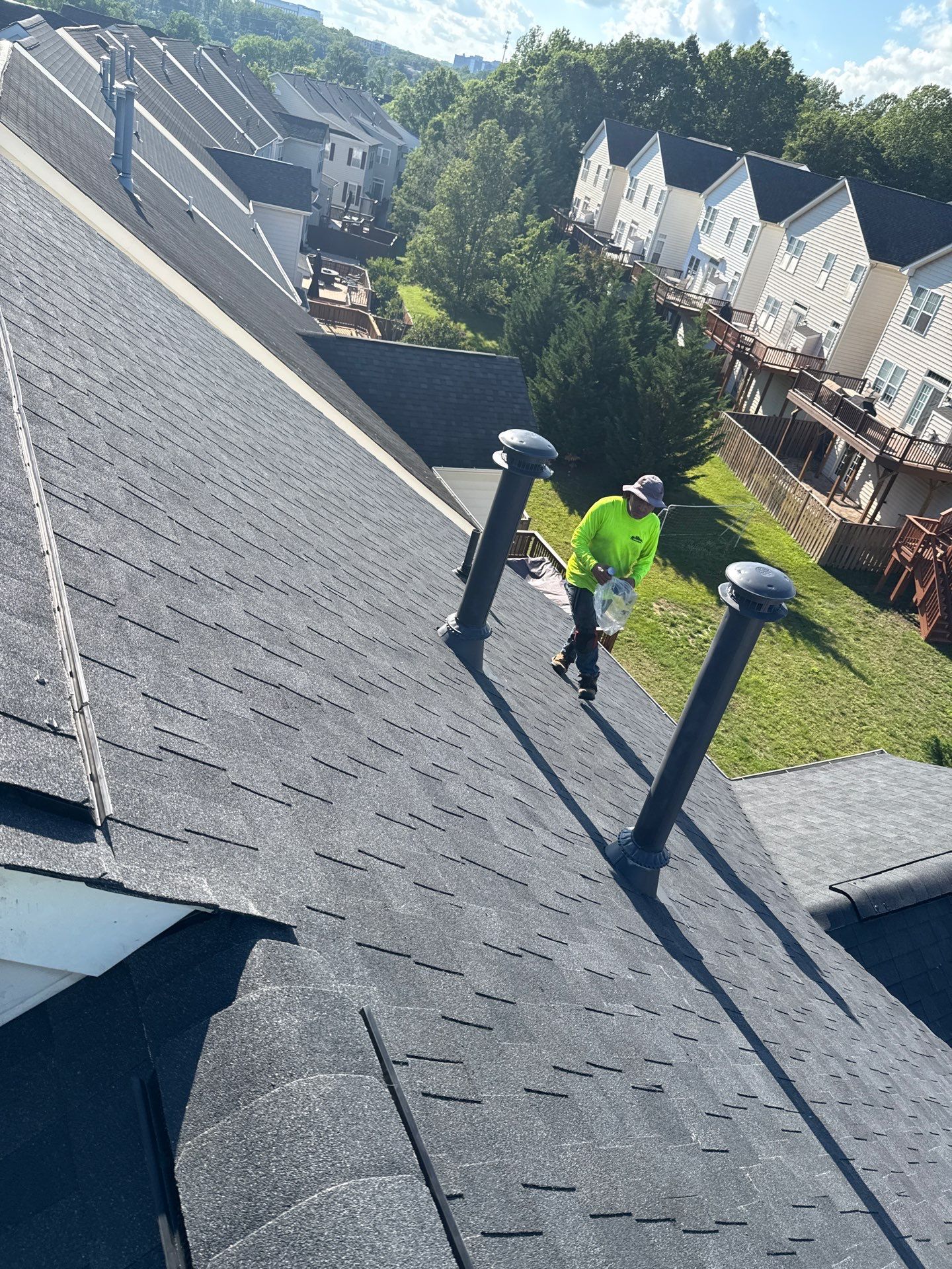Alexandria: Residential Roof Replacement with CertainTeed Landmark Pro in Max Def Charcoal Black by RM Banning, Inc.