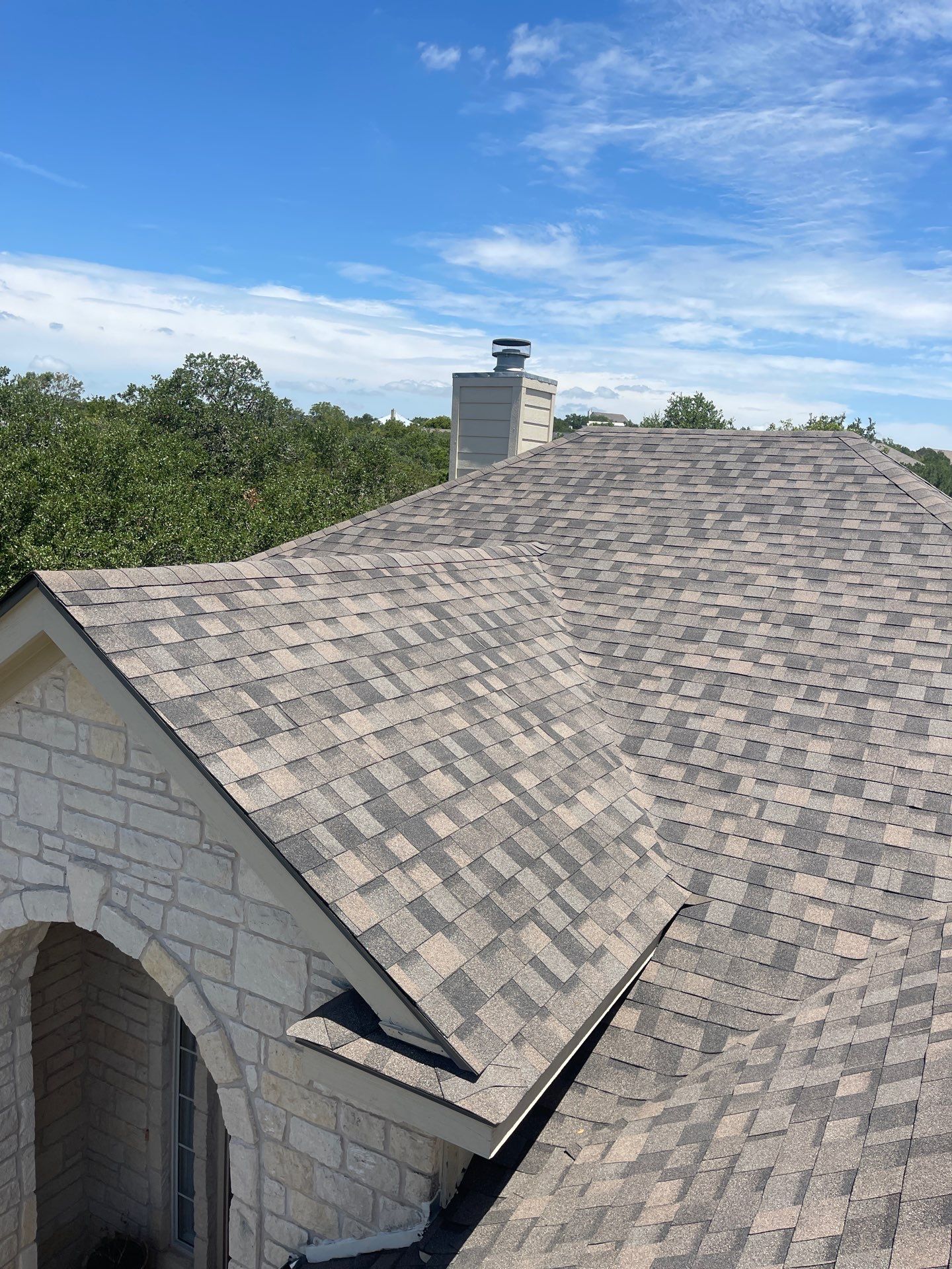 Residential Roofing Installation using IKO Dynasty Class 3 Driftshake by DeZign Roofing & Exteriors