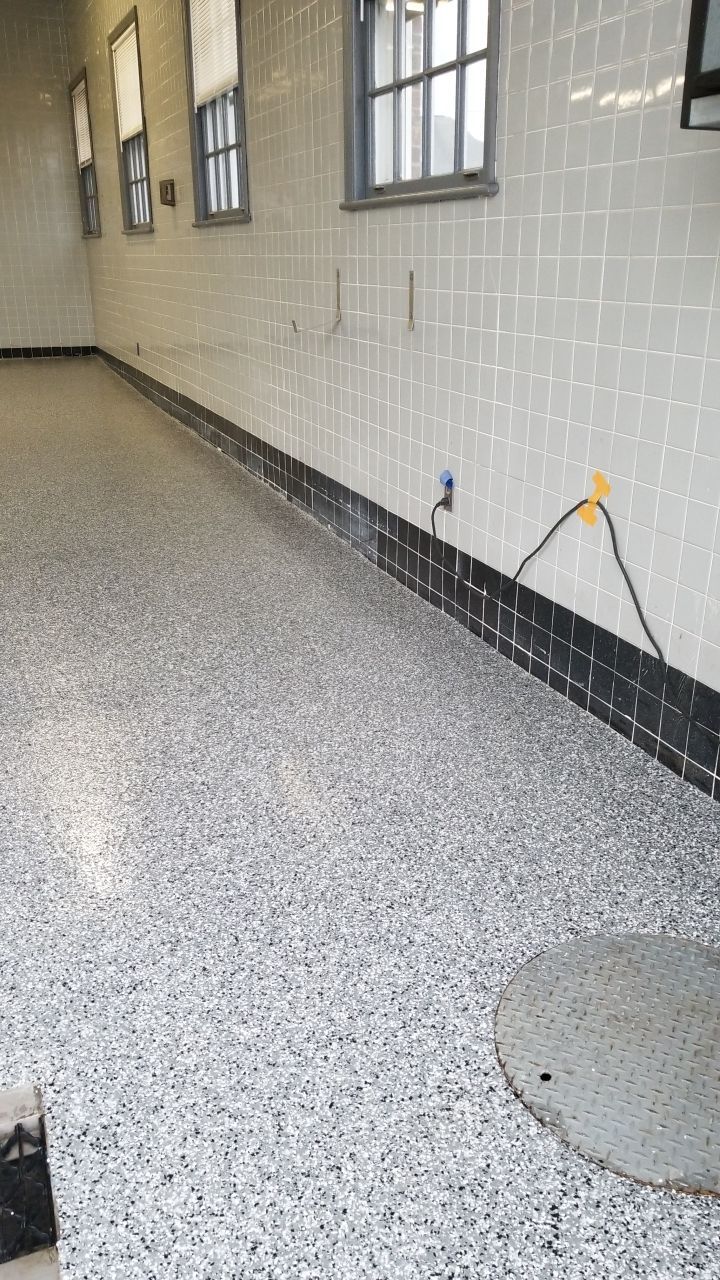 Dover Firehouse with their new Smoke Floor! by Spectrum Painting, LLC