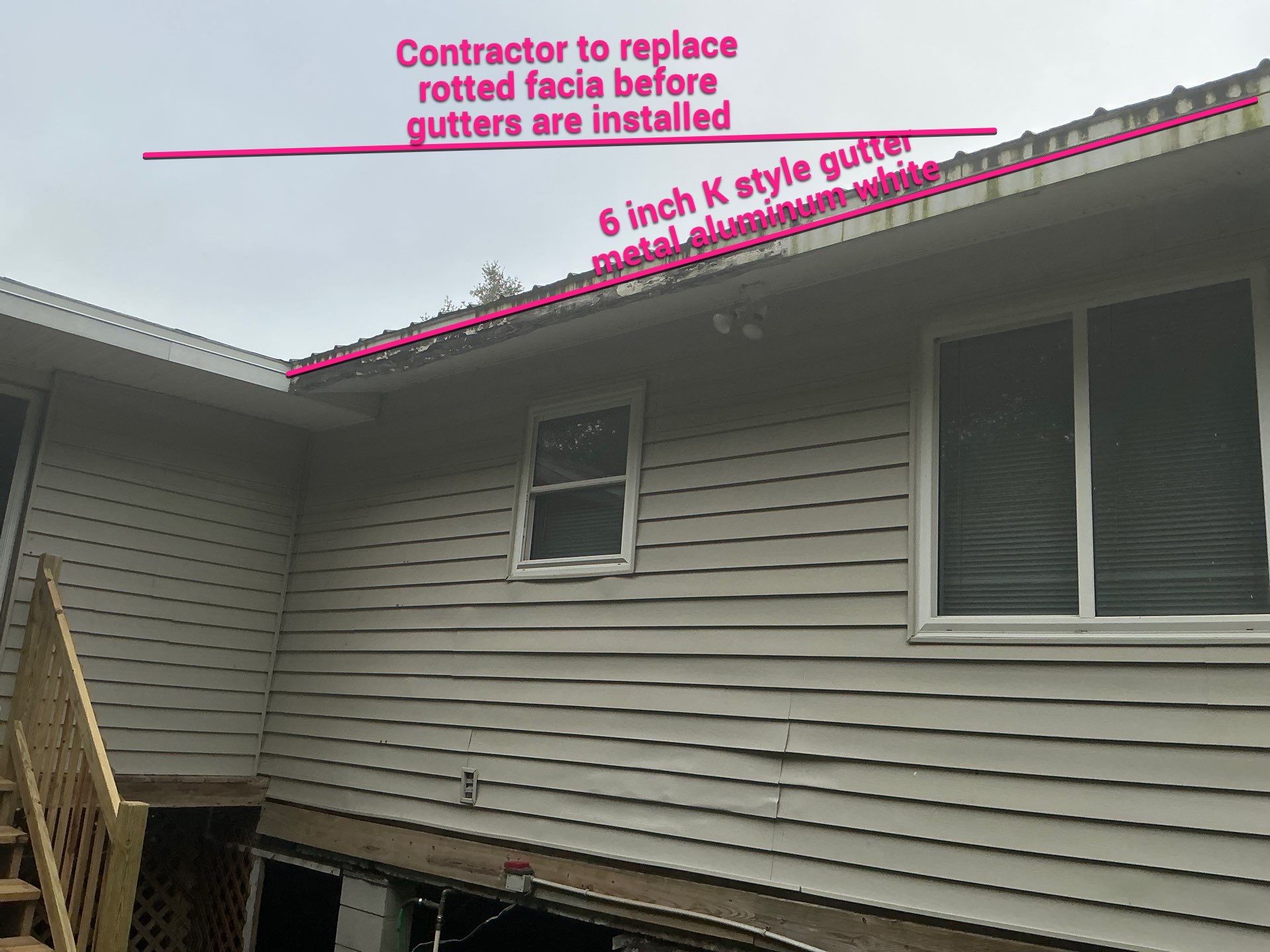 Seamless Aluminum Gutter Installation using 6 Inch Seamless Gutters in North Fort Myers FL by Gutter Professors