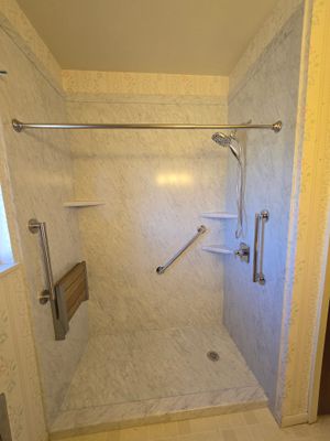 Tub to walk in shower in Fredericksburg