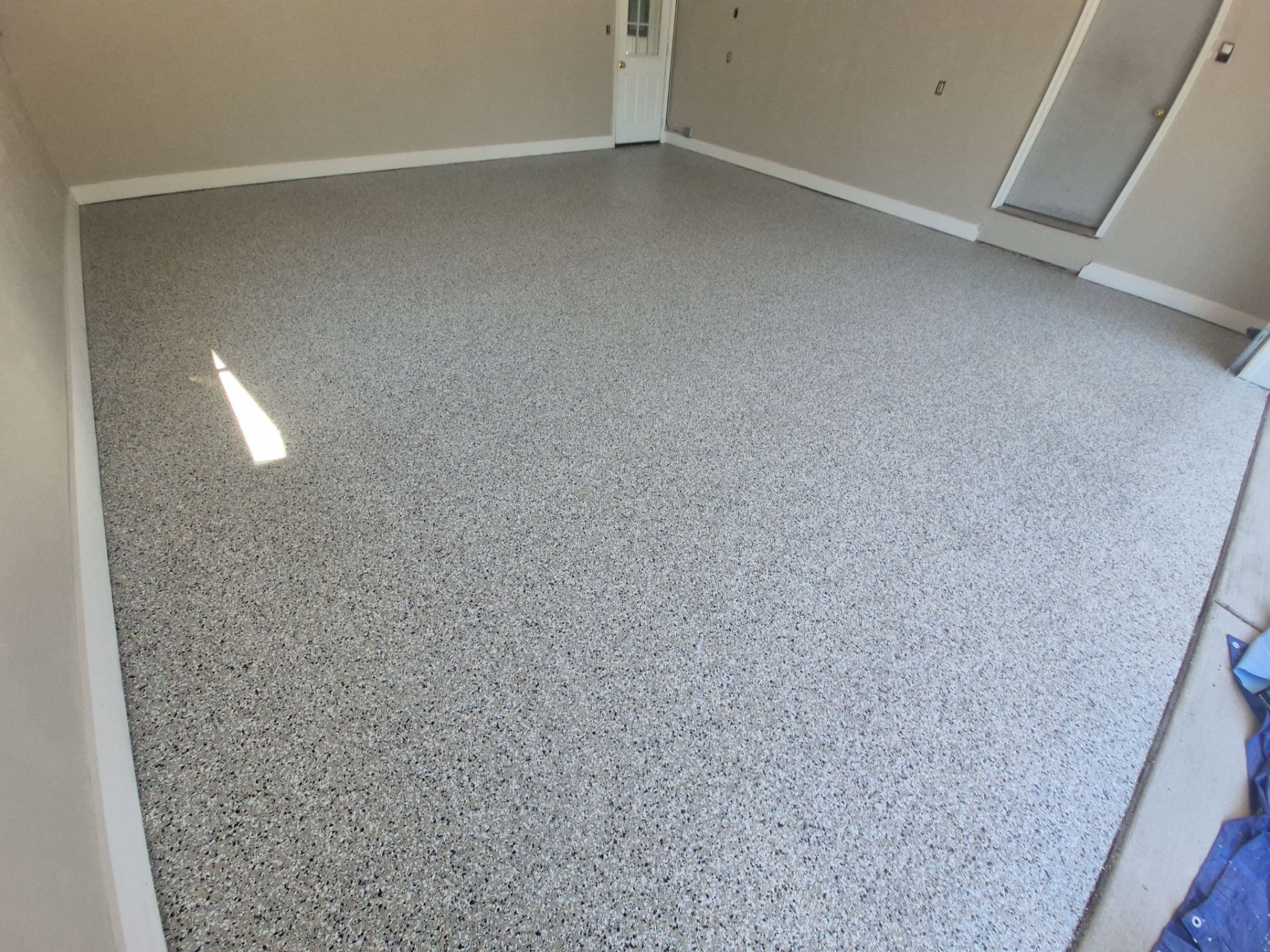 Garage in Mt. Pleasant by Wise Coatings of Central Michigan
