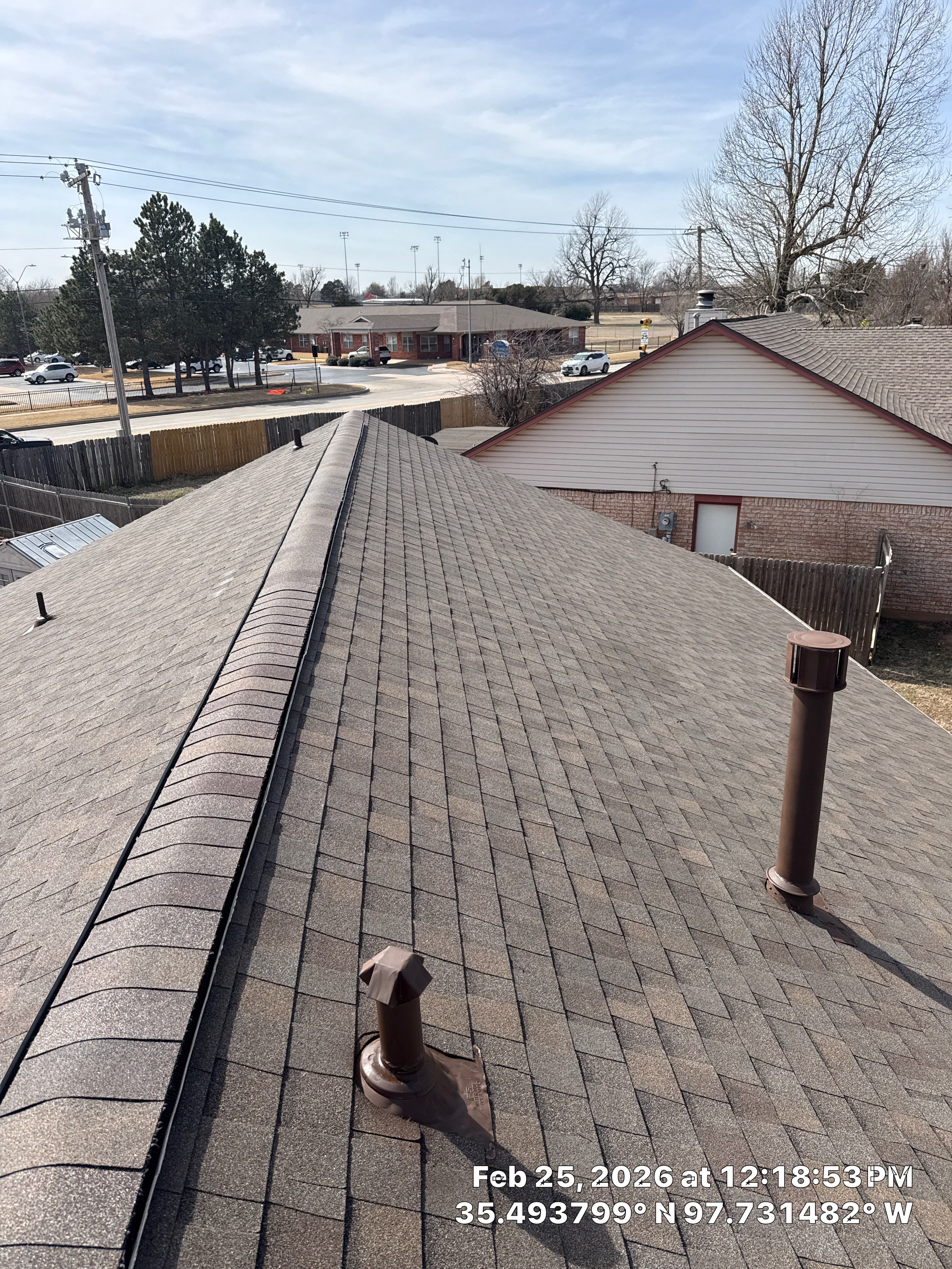 Project in Yukon, OK by OAK Roofing Restoration 