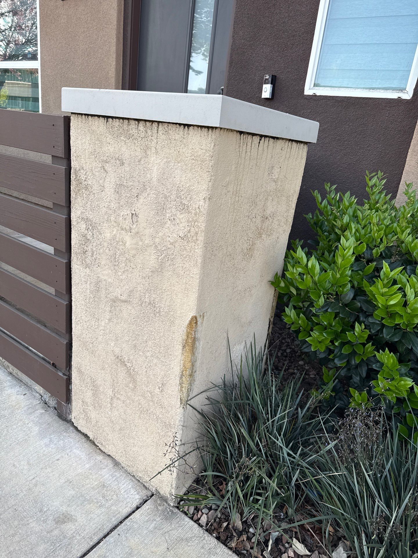 Pillar Stucco Repair in Glendora by One Stop Source
