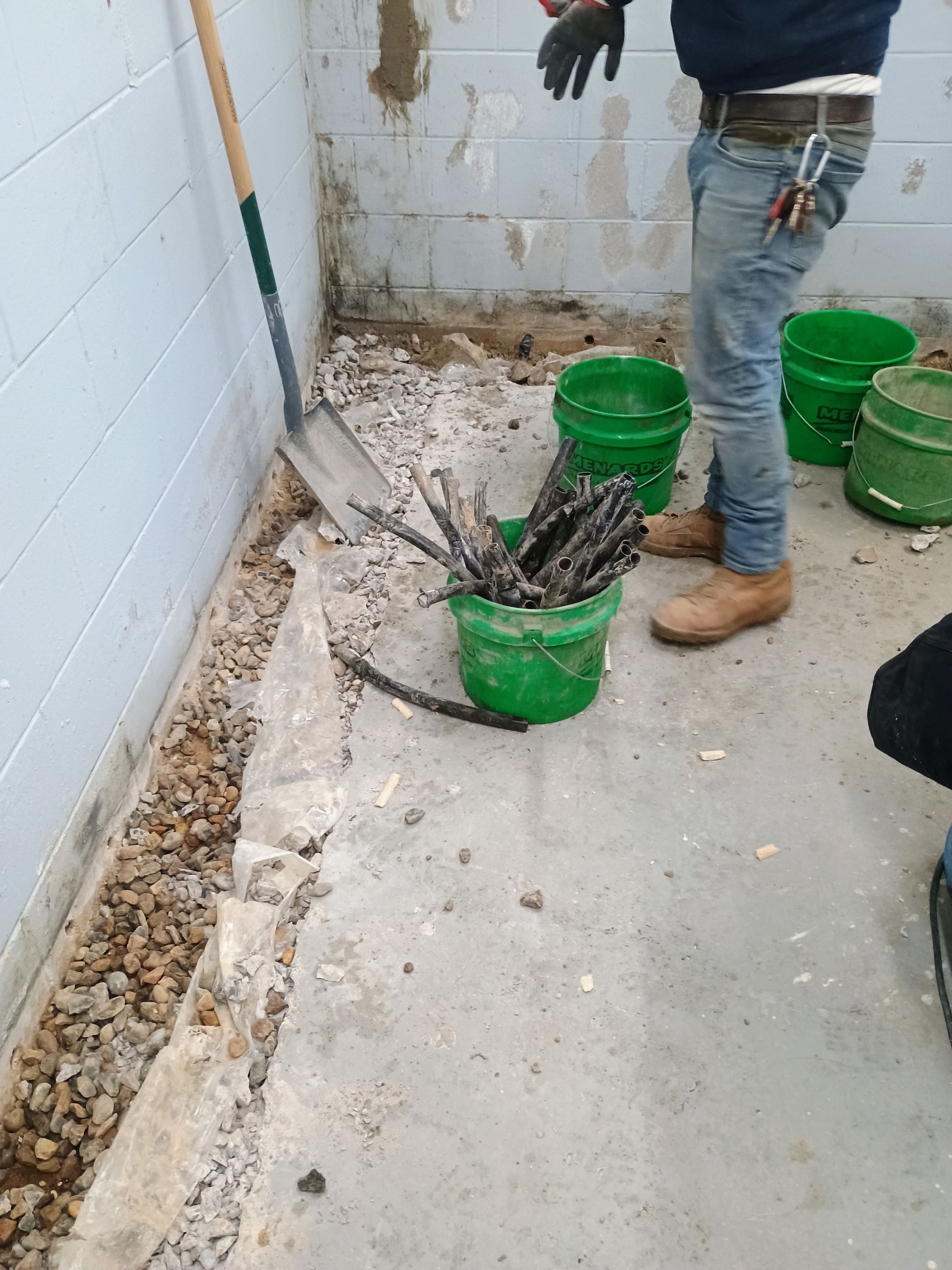 Depressurizing Denny's Basement Wall by Waterproofing Northeast