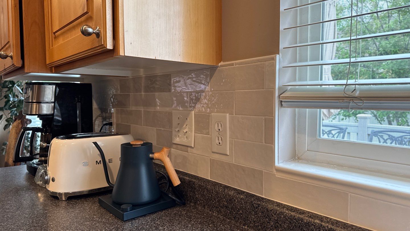 Backsplash Project in Riverton by Rudd Builders LLC