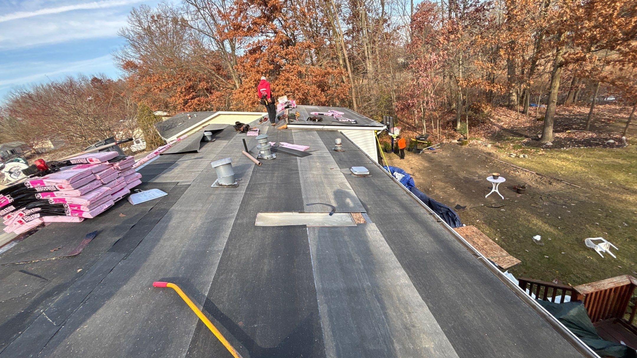 Roof Replacement using Owens Corning Estate Gray by 180 Contractors