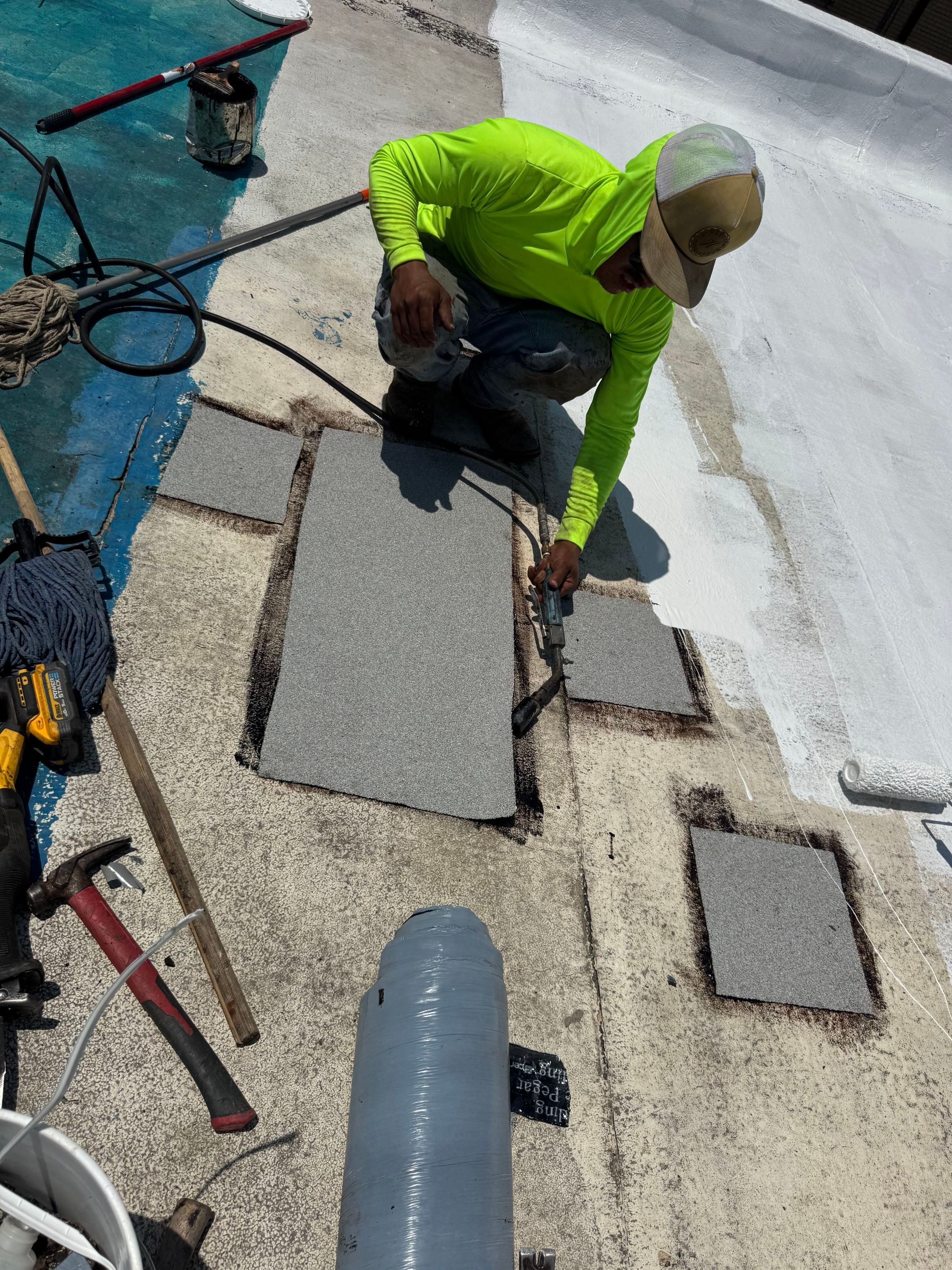 Commercial Flat Roof Coating and Restoration in Austin by RoofsOnly.com