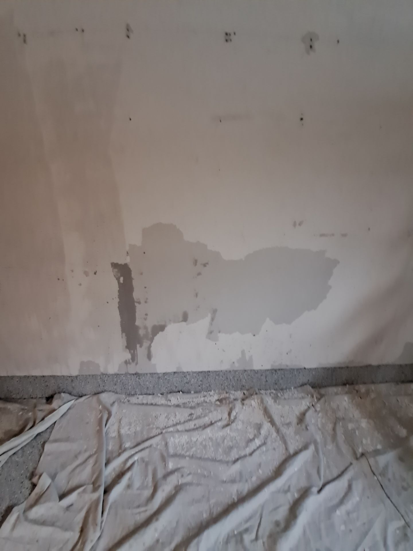 Garage dry wall repair/ re-texture, re-paint by Gordon Painting