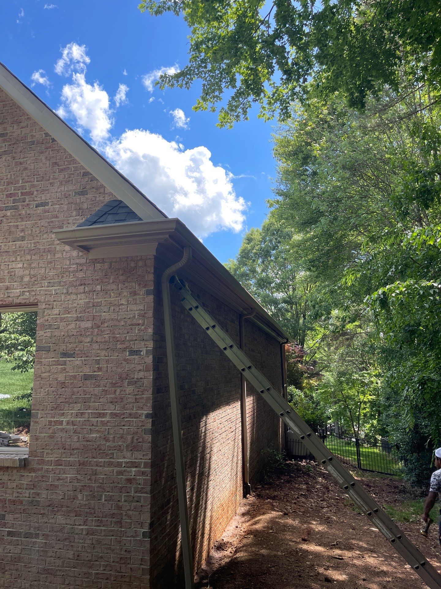 Beautiful 6" Seamless Gutter by Peak 2 Peak Services LLC