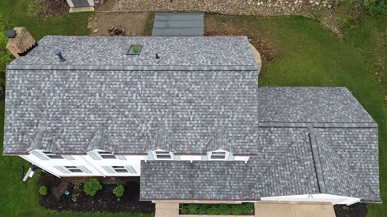 Atlas Pinnacle, Color, Coastal Granite, Drip Edge, Color, Black by Eagle Eye Roofing