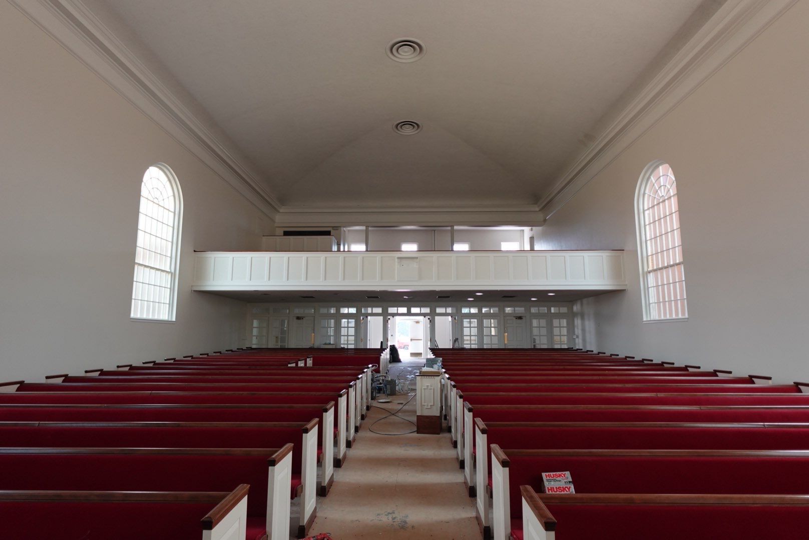 Interior Church Painting and Sanctuary Refresh in Sioux Falls by Select Painting, Coatings & Garage Cabinets