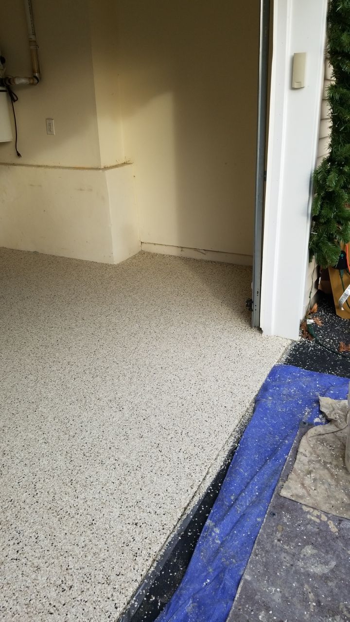 Garage Floor in Driftwood by Spectrum Painting, LLC