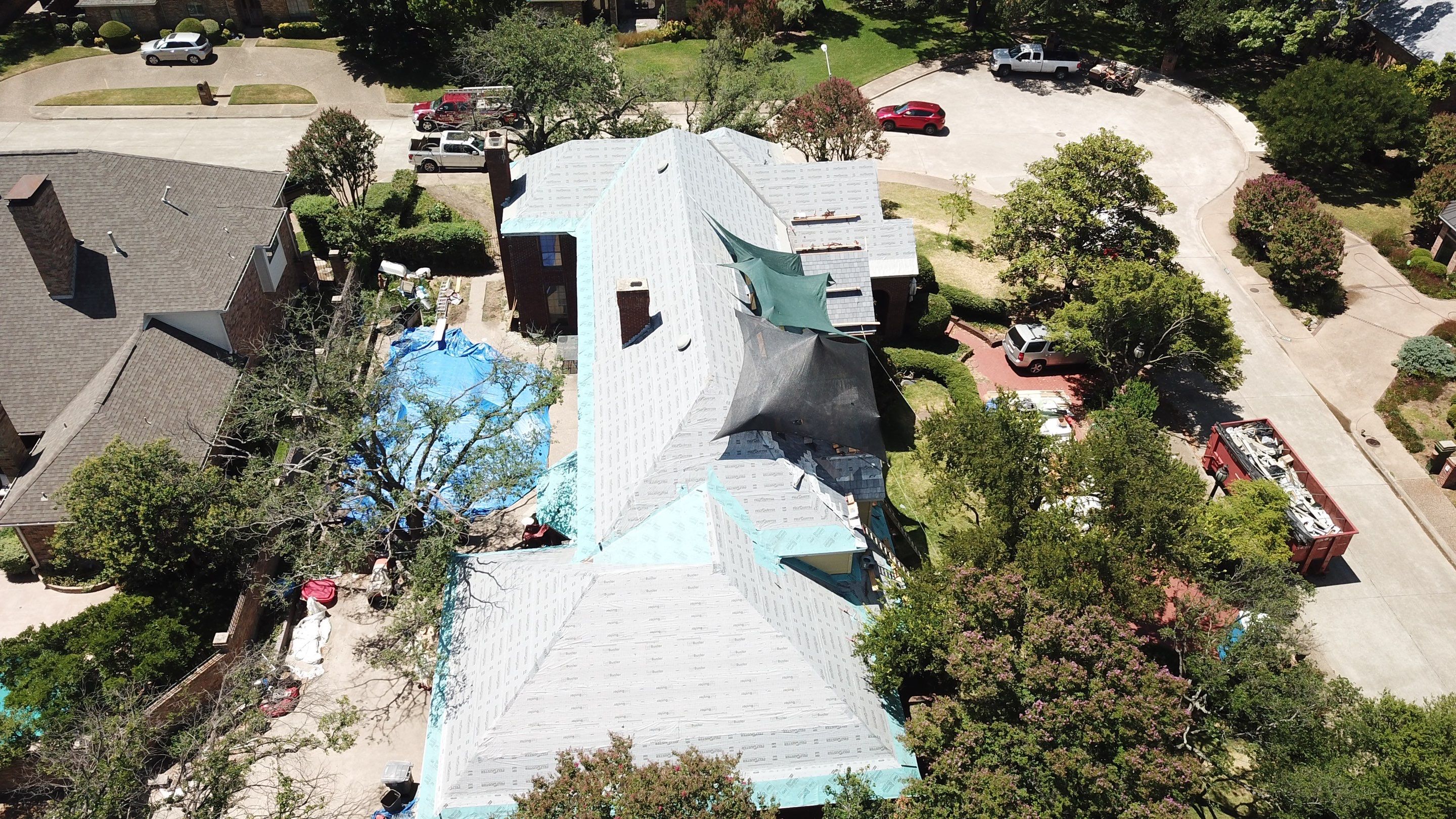 Residential Roofing Installation using Dal-TIle Perennial Slate by Roof Experts