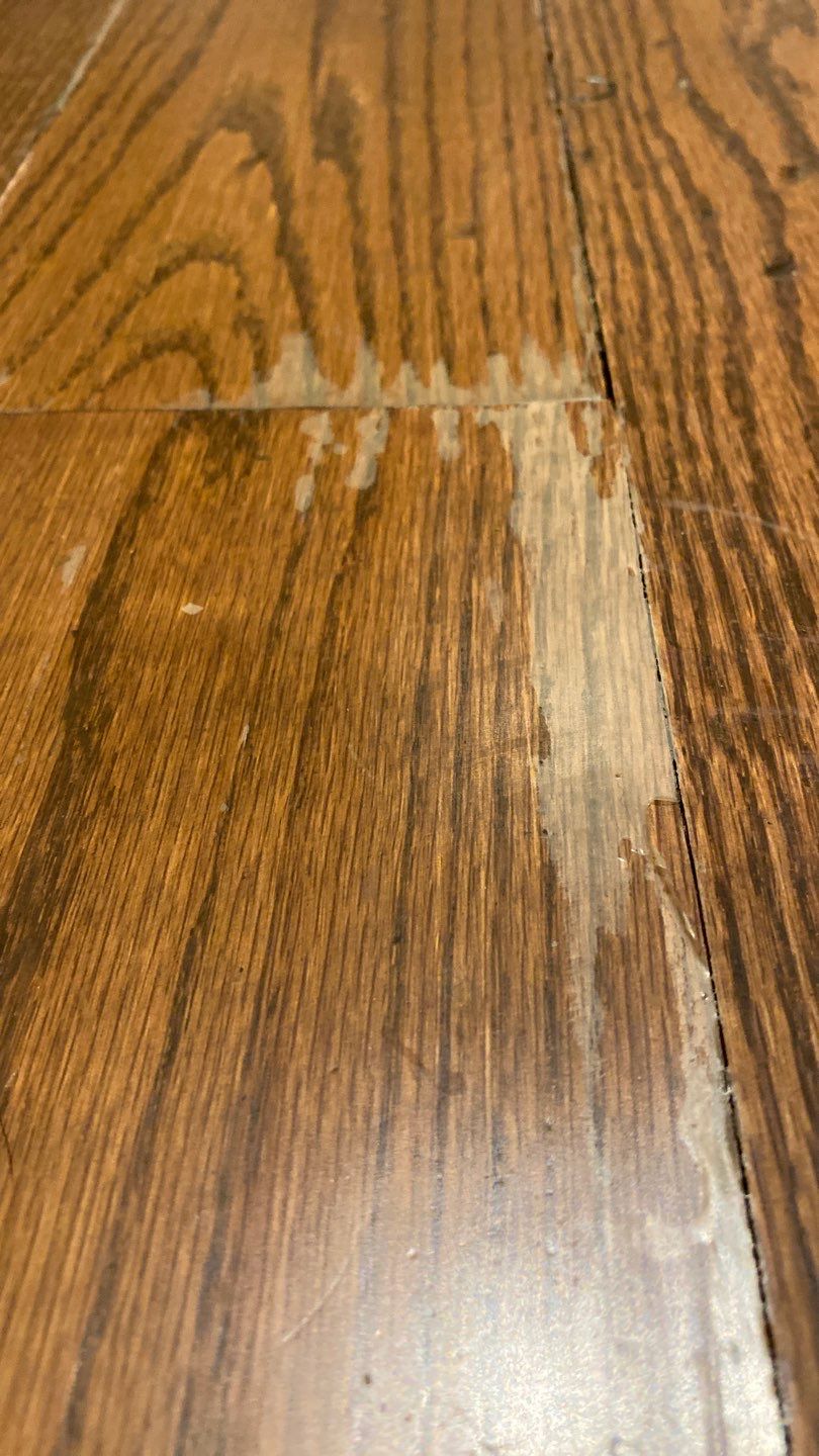 Flood damaged floor repair by Footprints Floors South Sacramento