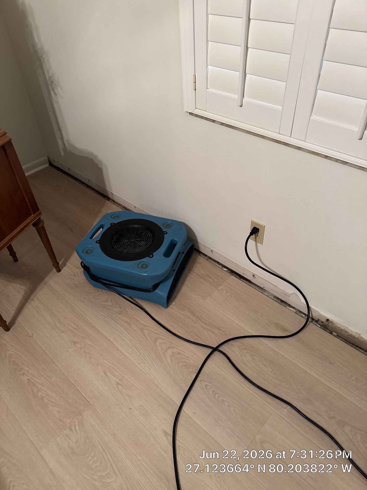 Water Damage Restoration and Structural Drying in Stuart, Florida by SuperClean 