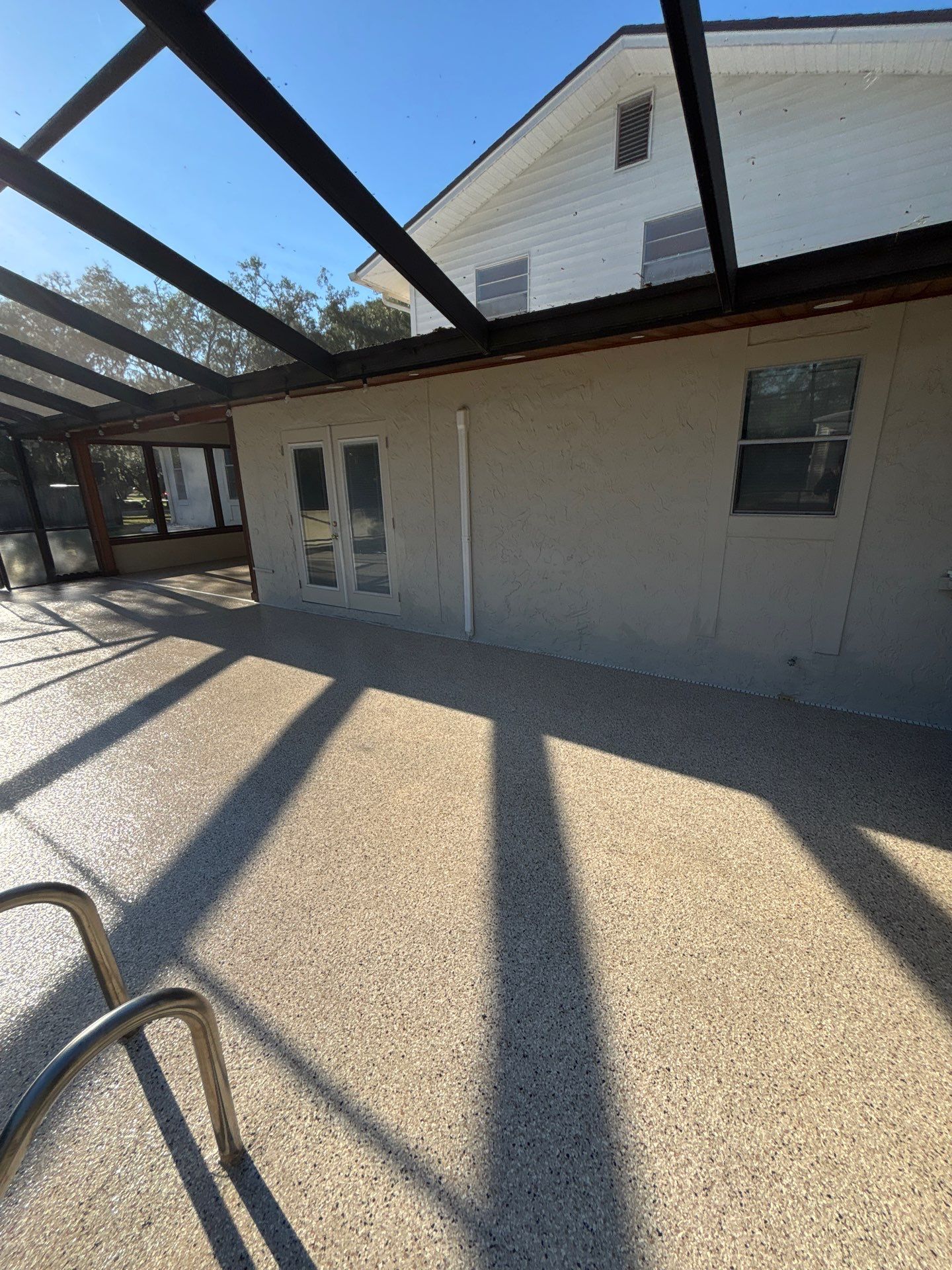 New Port Richey Pool Deck Transformation by Performance Floors & Coating