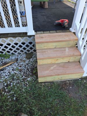 Rebuilt Steps in Shelton