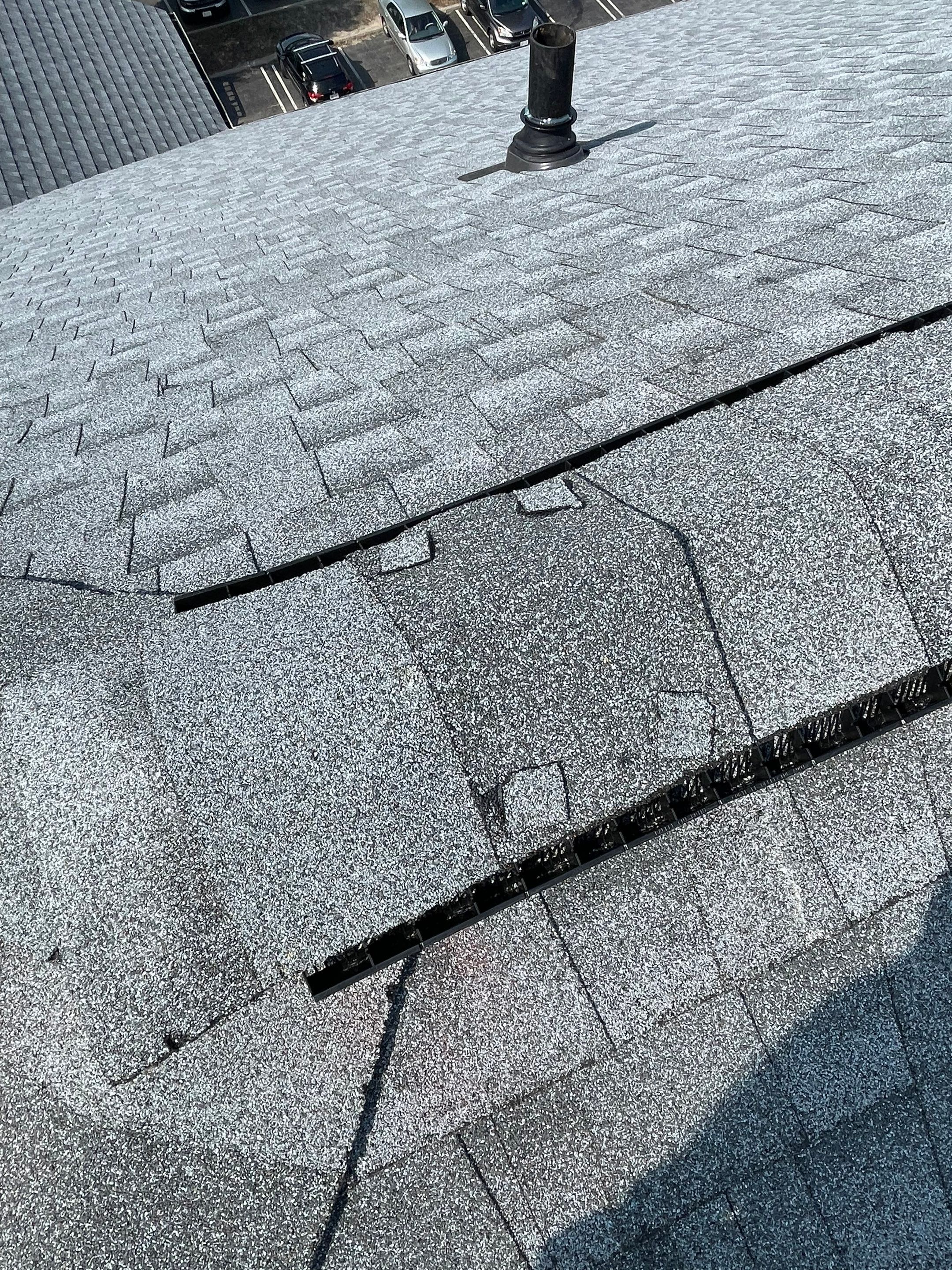 Commercial Roofing Installation using GAF Timberline / New Gutters and Downspouts by All Site Roofing