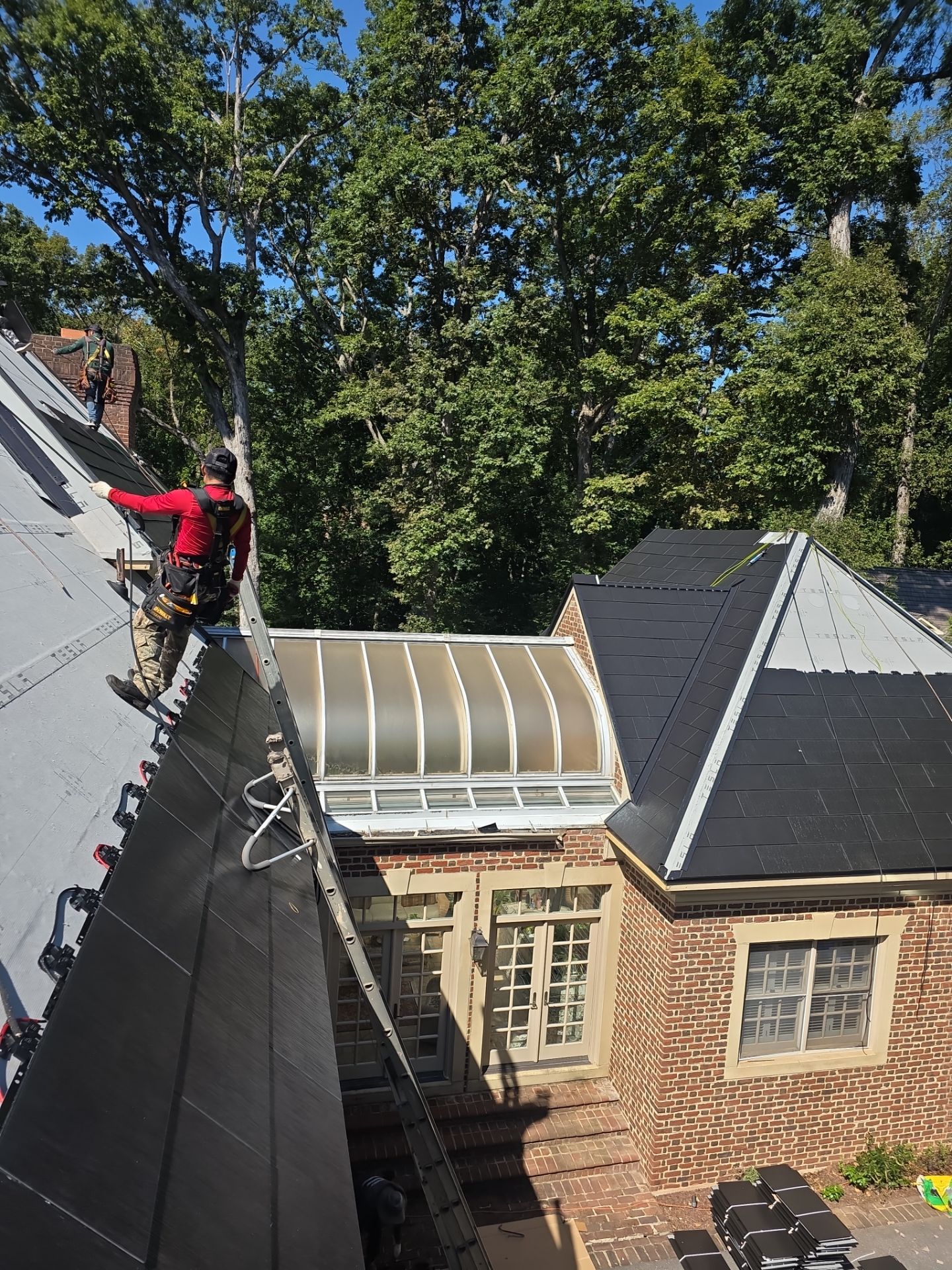 Extravagant Tesla Solar Roof in Maryland by American Home Contractors