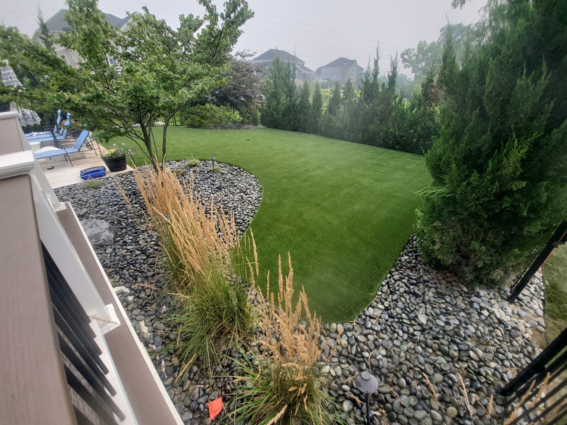 Synthetic Pet Turf Installation in Delaware, OH by Southwest Greens Midwest