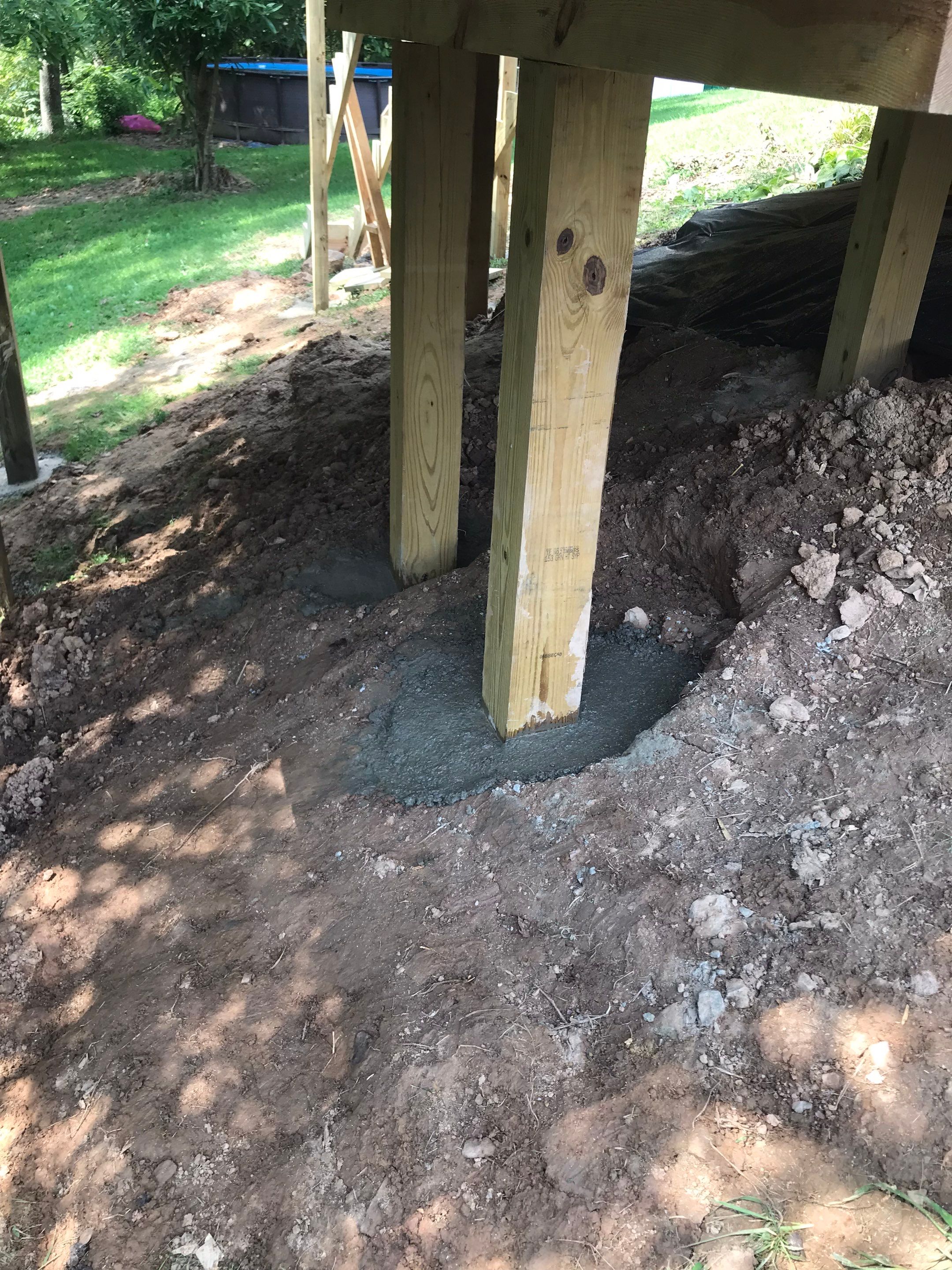 Deck Installation using Pressure Treated Lumber by Secure Construction Company Inc